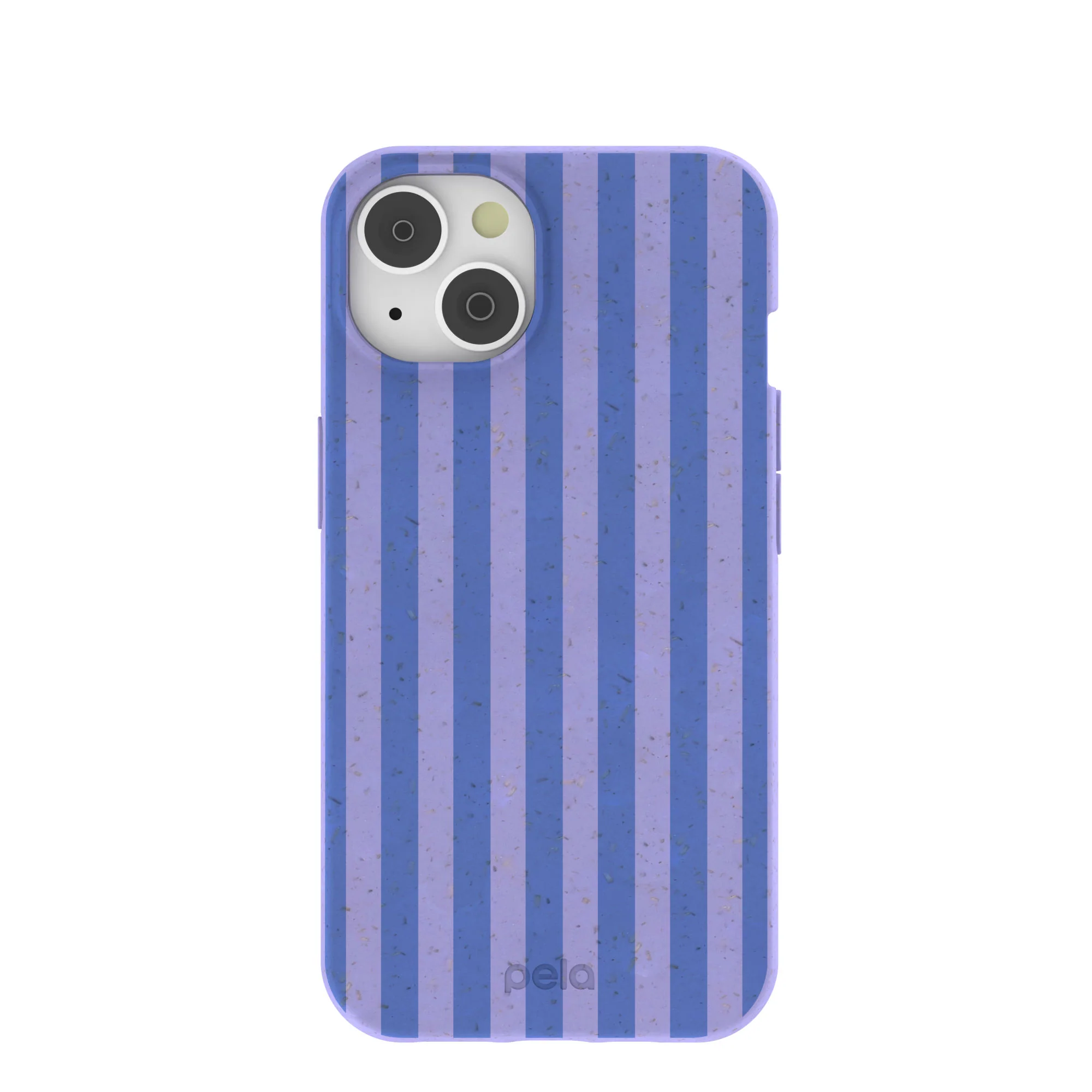 Lavender Periwinkle Stripes iPhone 14 Case