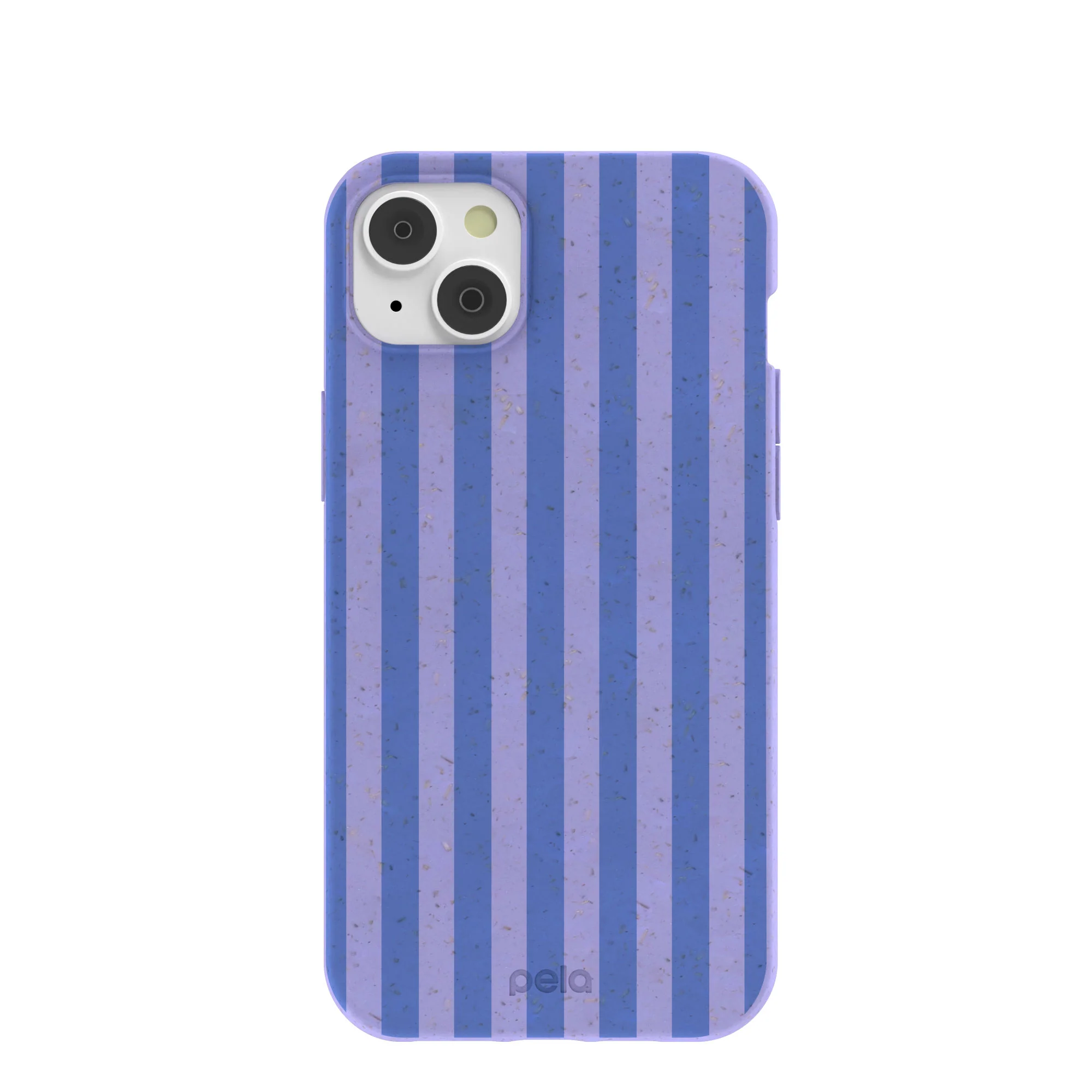 Lavender Periwinkle Stripes iPhone 14 Plus Case
