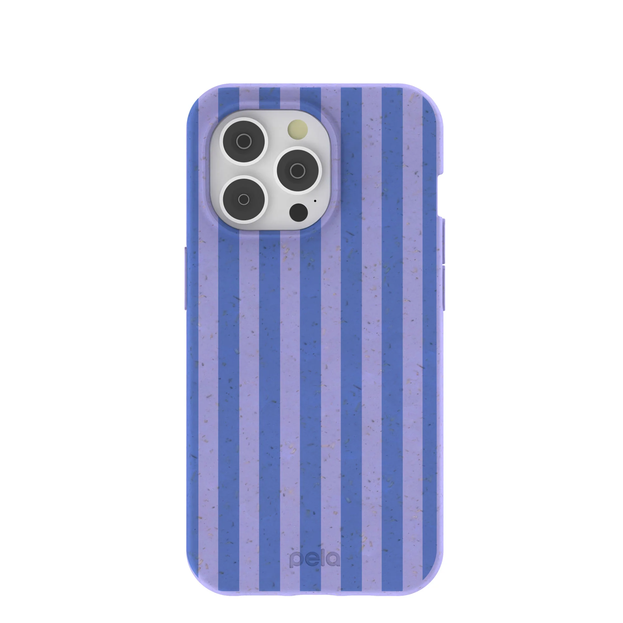 Lavender Periwinkle Stripes iPhone 14 Pro Case