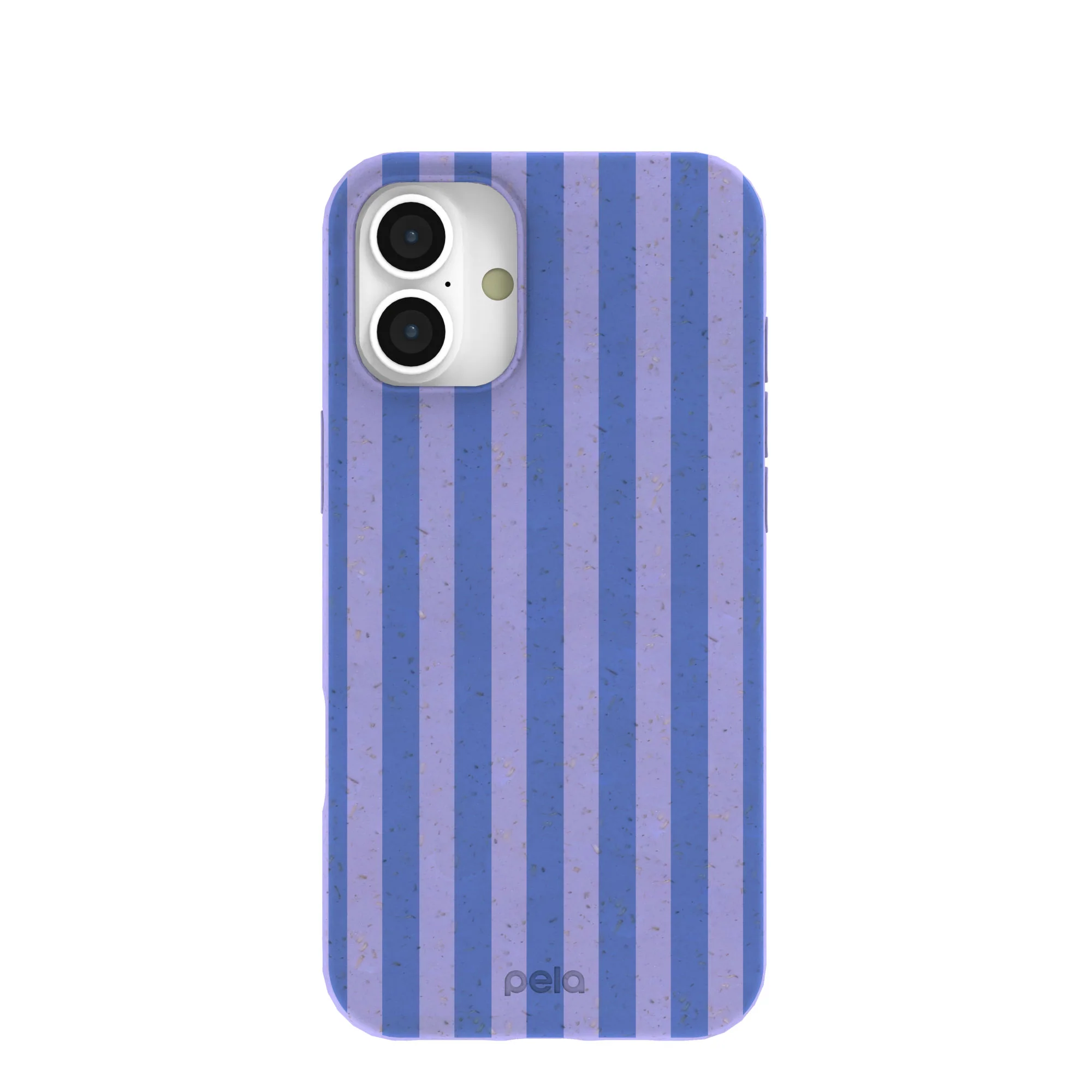 Lavender Periwinkle Stripes iPhone 16 Plus Case