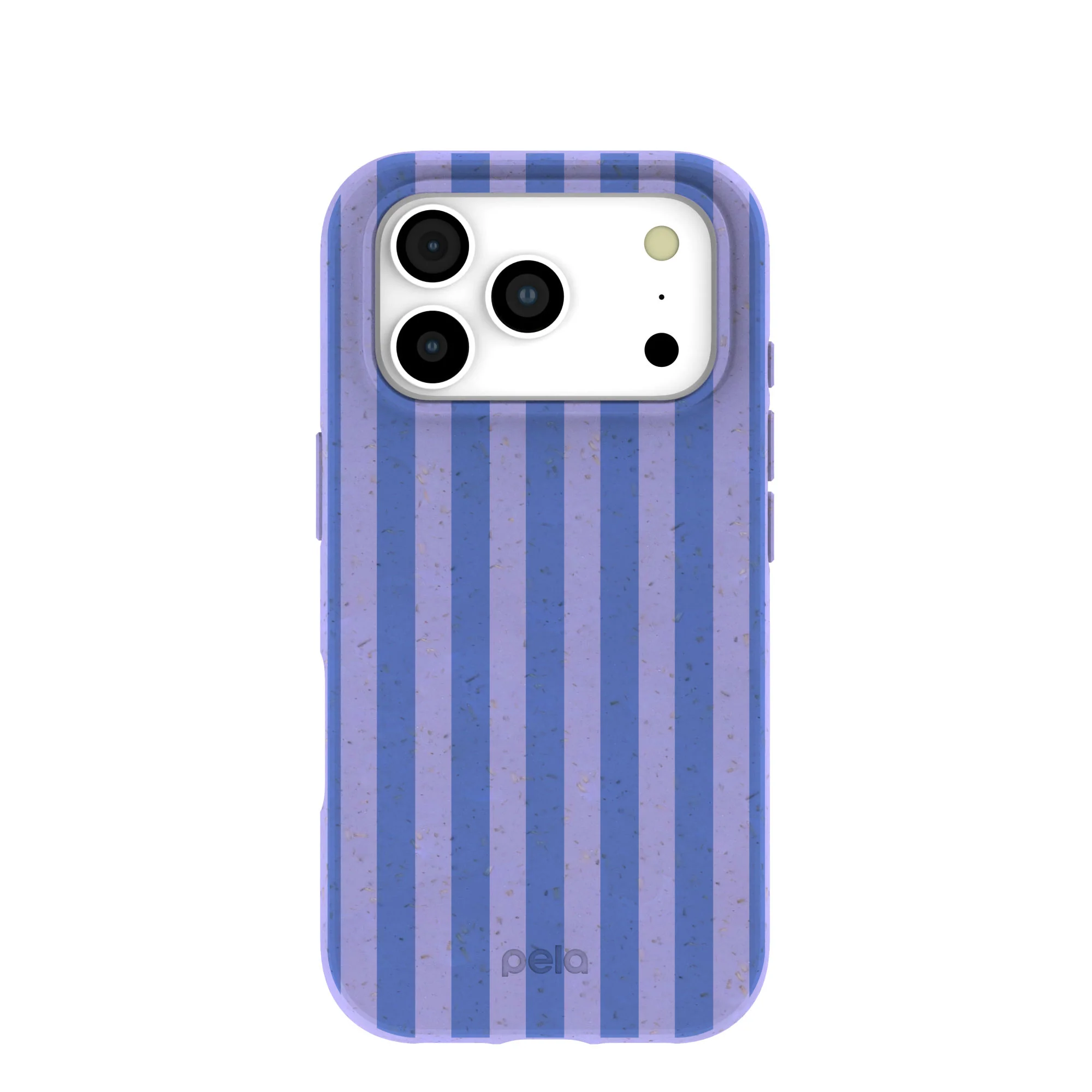 Lavender Periwinkle Stripes iPhone 17 Pro Case