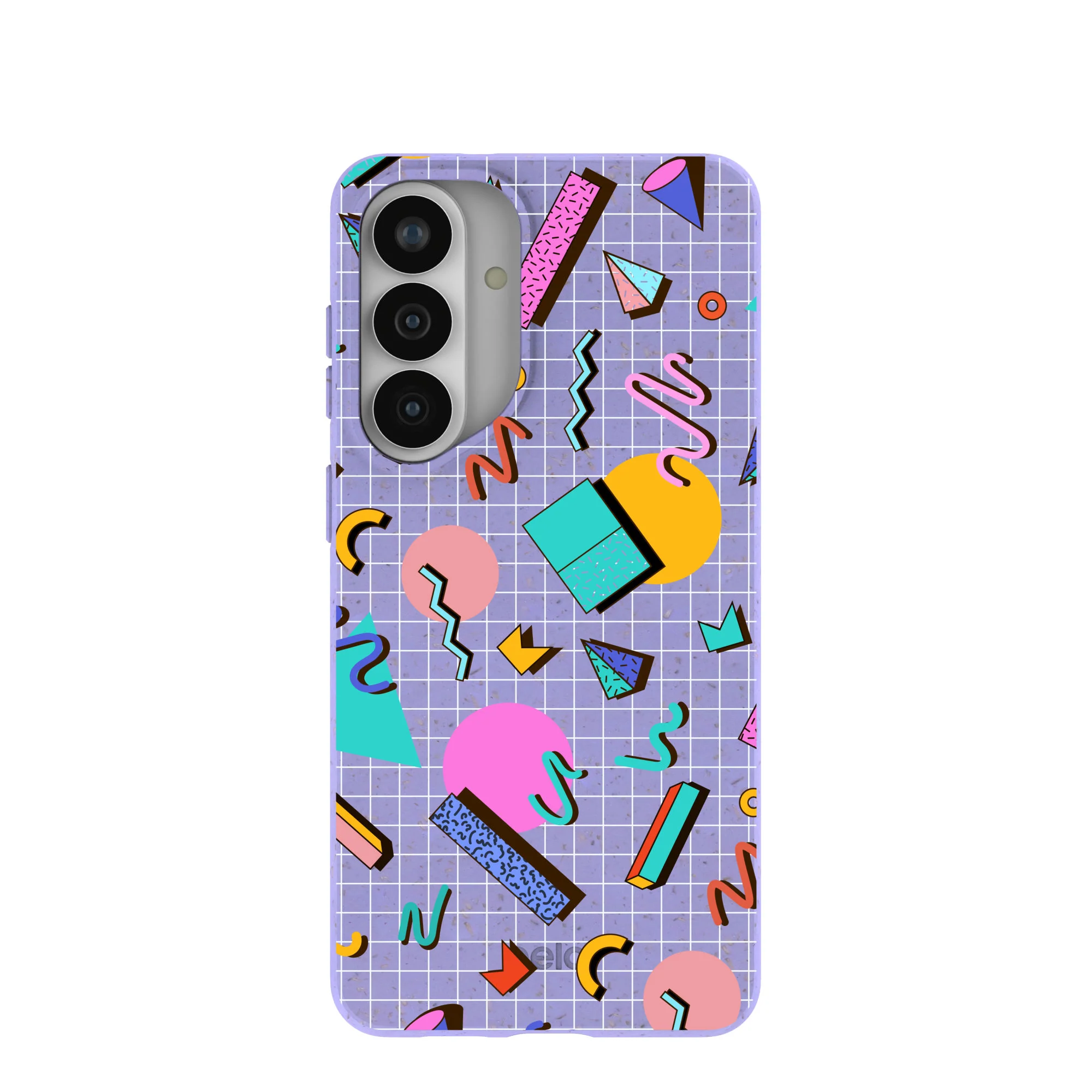 Lavender Retro Grid Samsung Galaxy S26+(Plus) Case