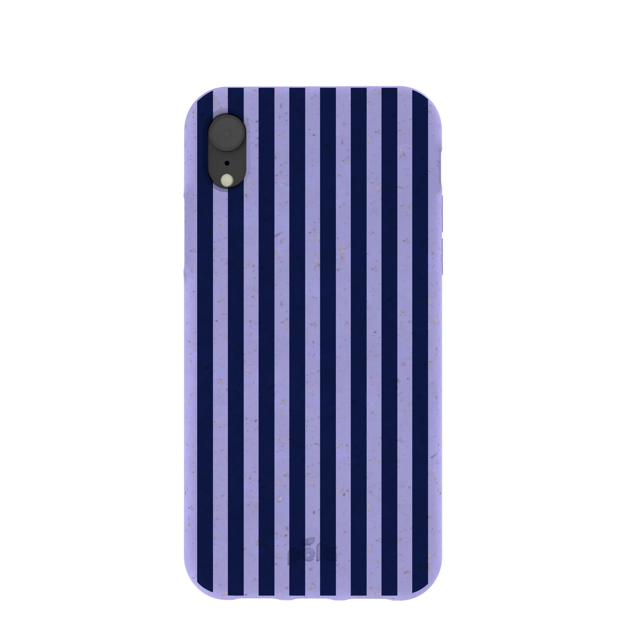 Lavender Small Navy Stripes iPhone XR Case