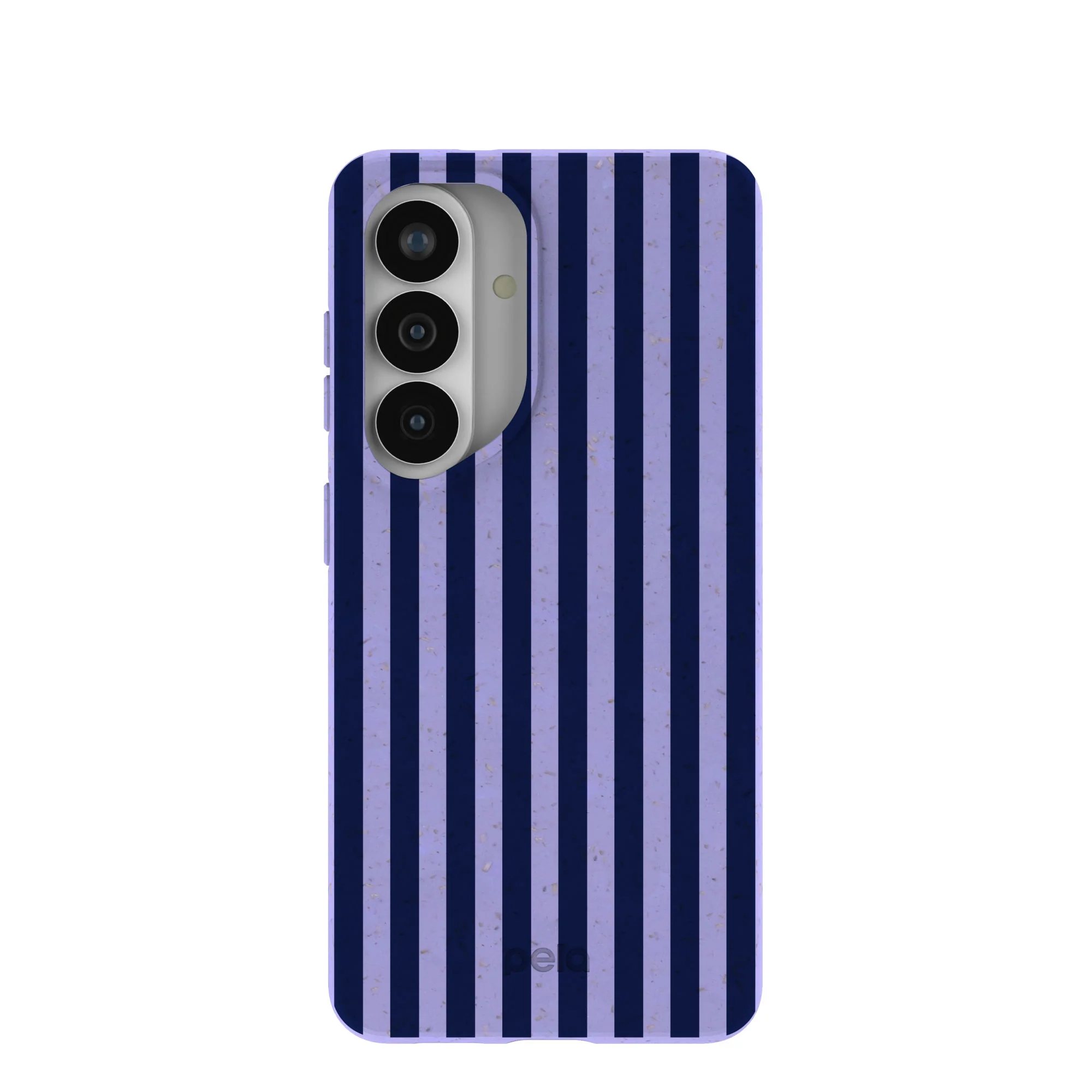 Lavender Small Navy Stripes Samsung Galaxy S26 Case