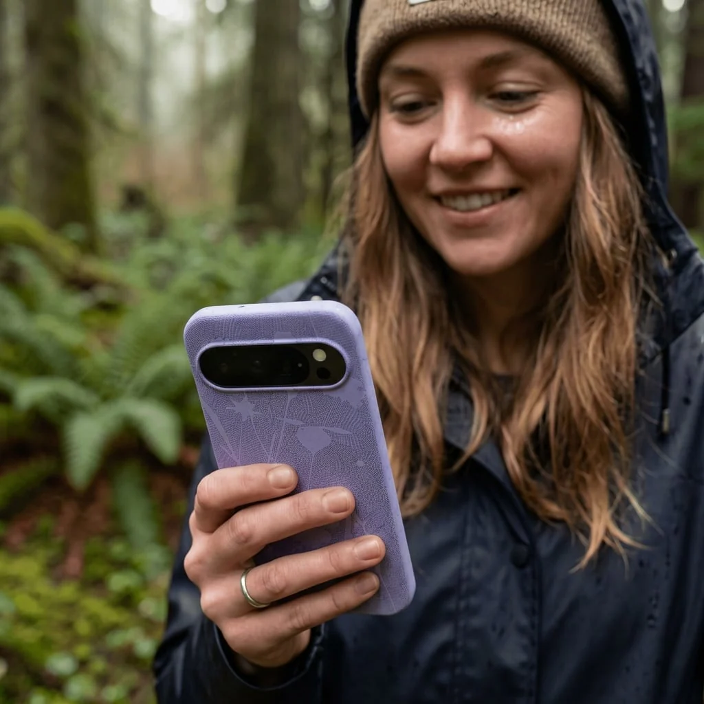 Lavender Wildflower Stitching Google Pixel 10/10 Pro Case - Image 2