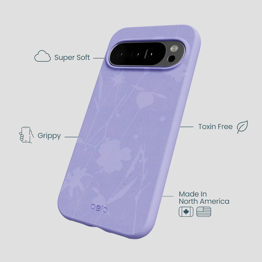 Lavender Wildflower Stitching Google Pixel 10 Pro XL Case - Image 4