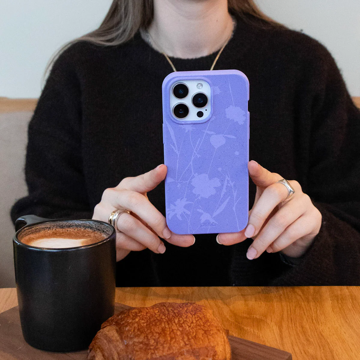 Lavender Wildflower Stitching Google Pixel 6 Case - Image 2
