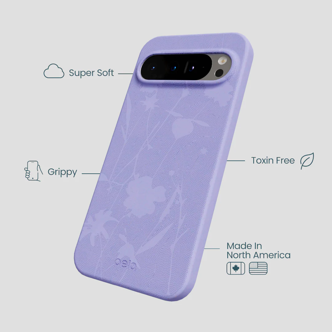 Lavender Wildflower Stitching Google Pixel 9 Pro XL Case - Image 4