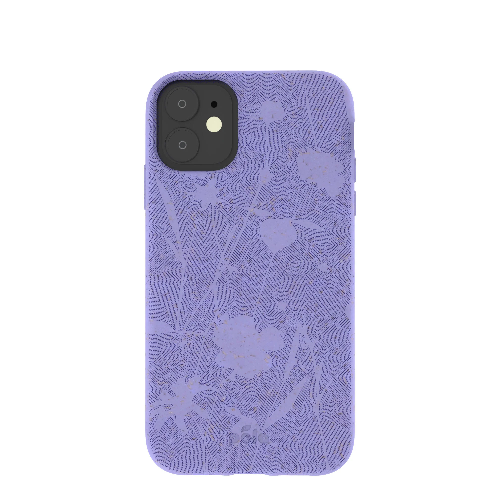 Lavender Wildflower Stitching iPhone 11 Case