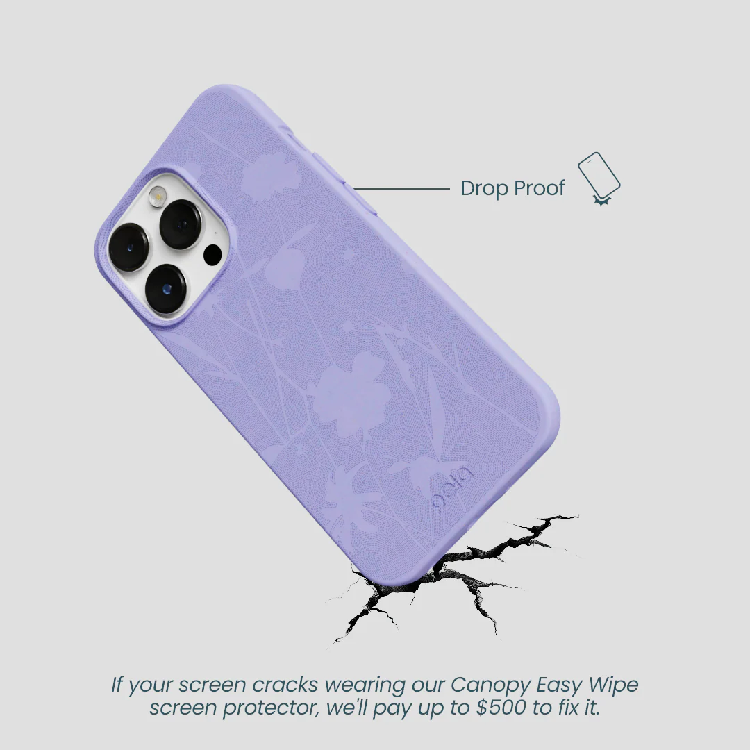 Lavender Wildflower Stitching iPhone 13 Pro Case - Image 5