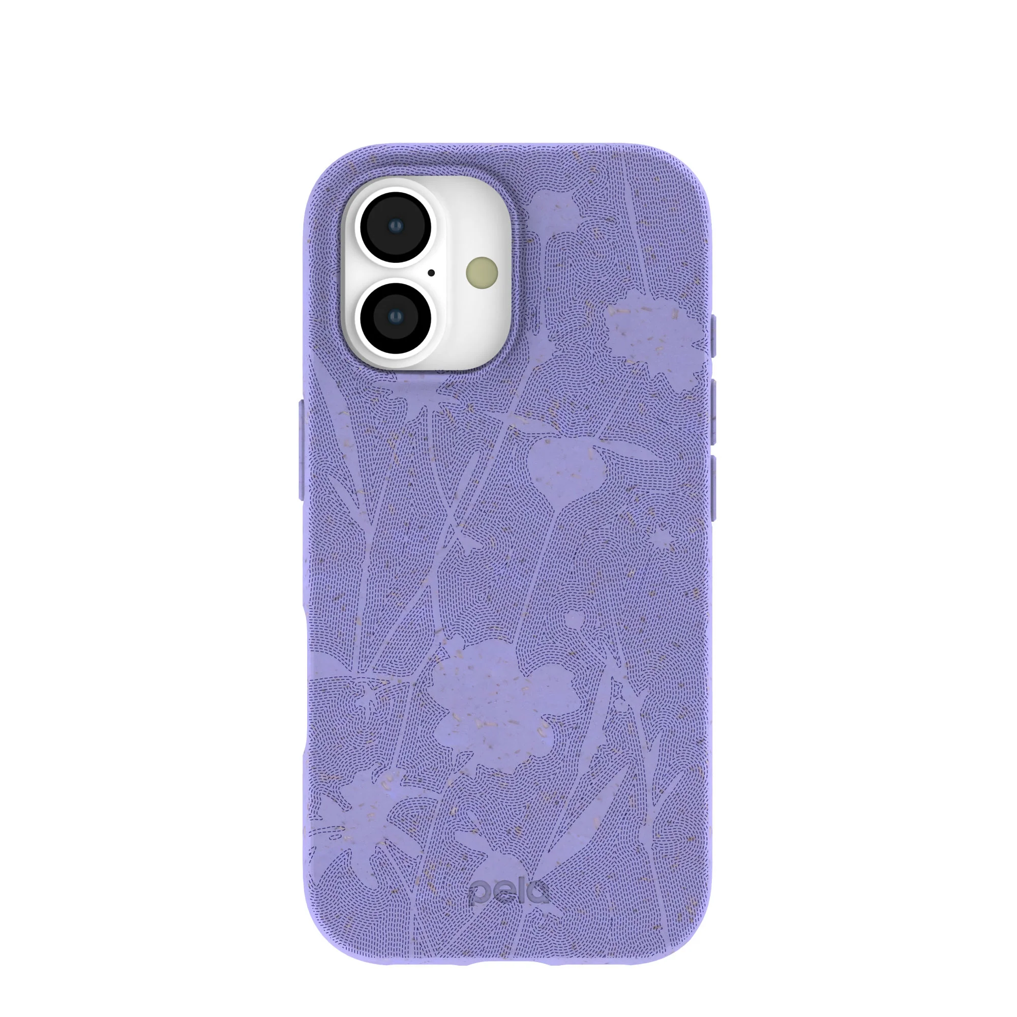 Lavender Wildflower Stitching iPhone 17 Case