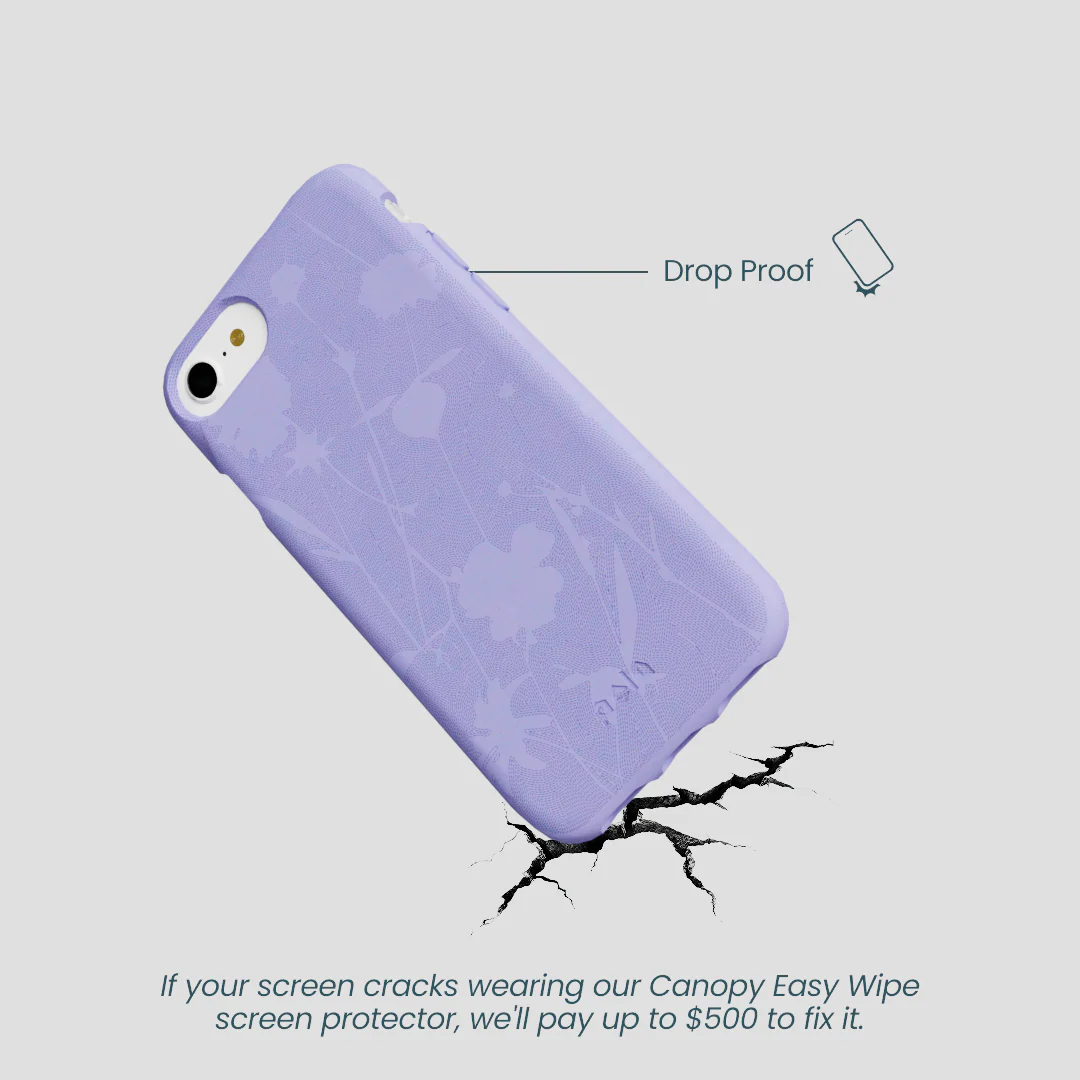 Lavender Wildflower Stitching iPhone 6/6s/7/8/SE Case - Image 5