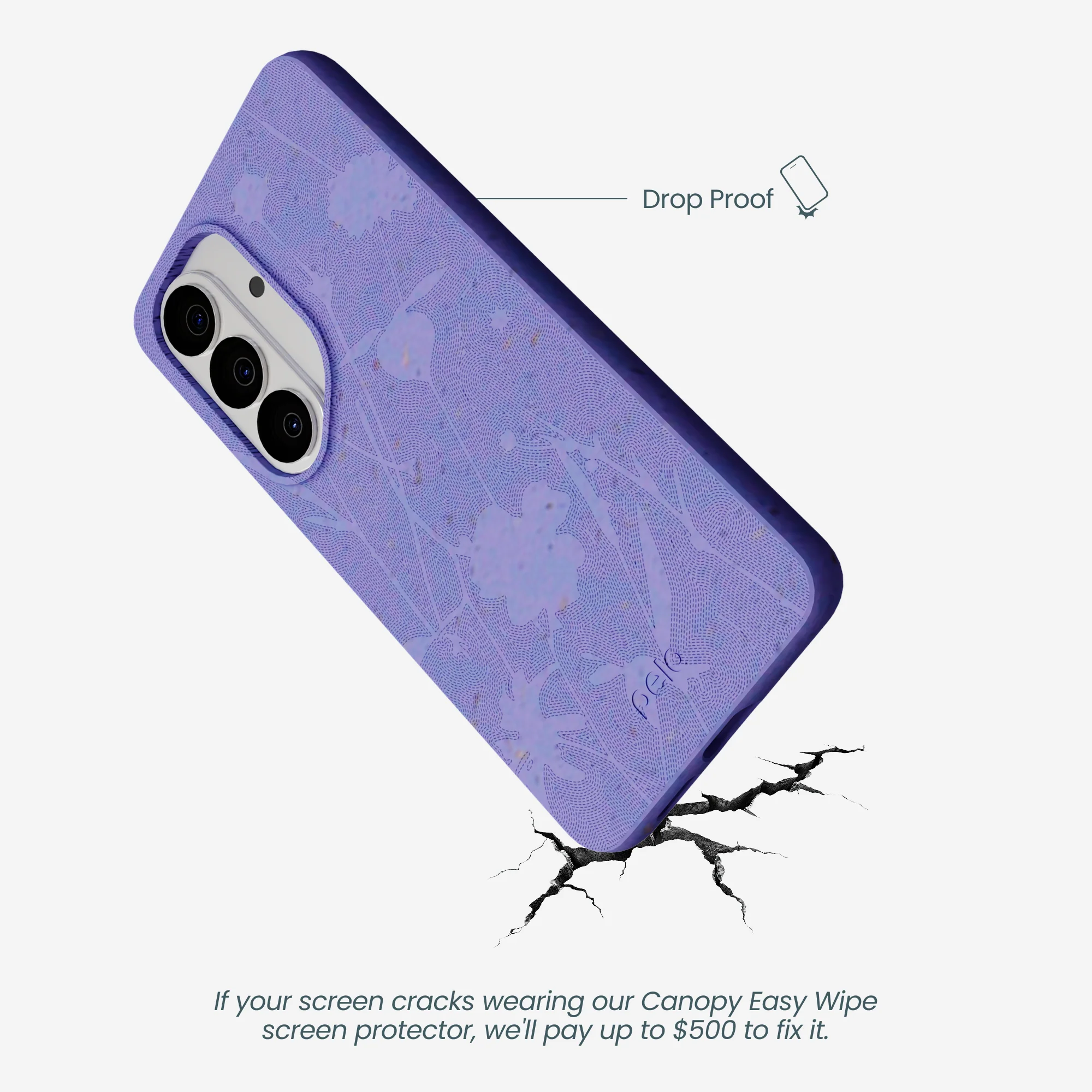 Lavender Wildflower Stitching Samsung Galaxy S26 Case - Image 5