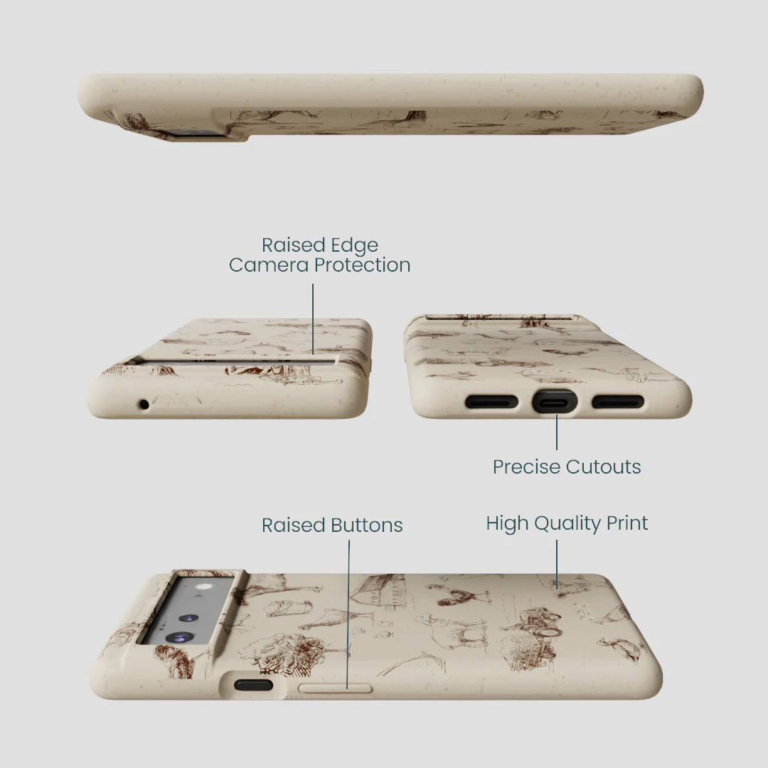 London Fog Barn and Field Google Pixel 6 Case - Image 3
