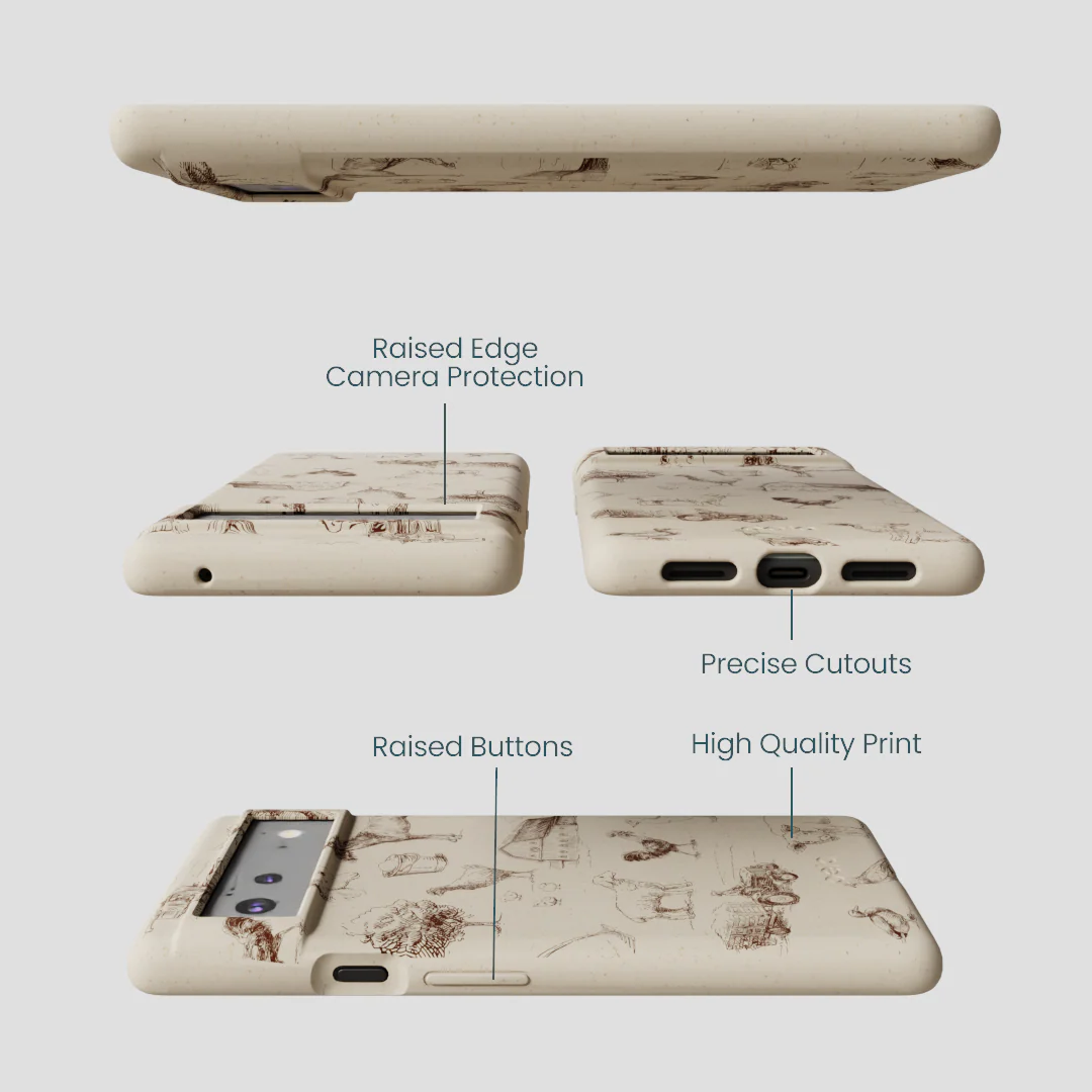 London Fog Barn and Field Google Pixel 6a Case - Image 3