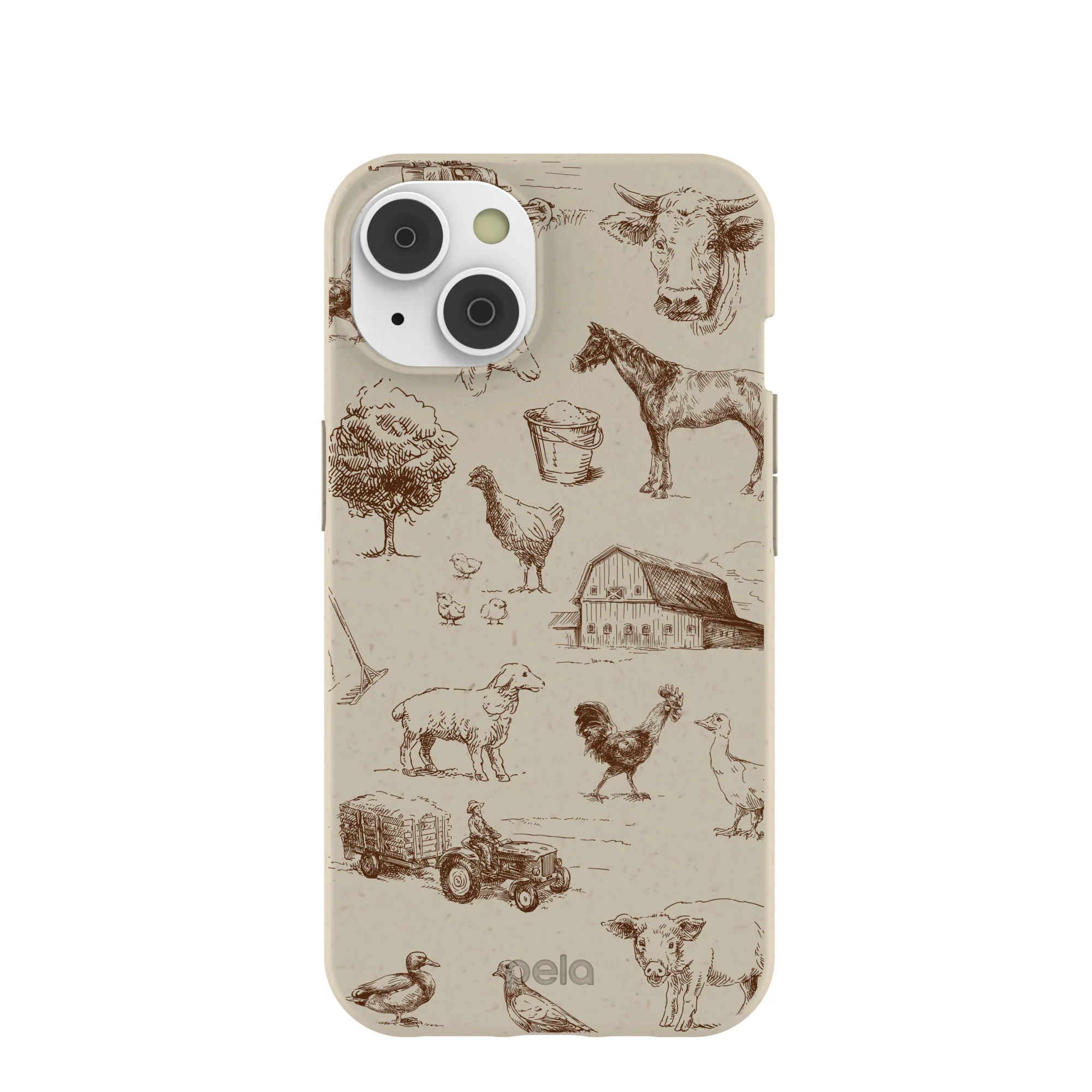 London Fog Barn and Field iPhone 14 Case