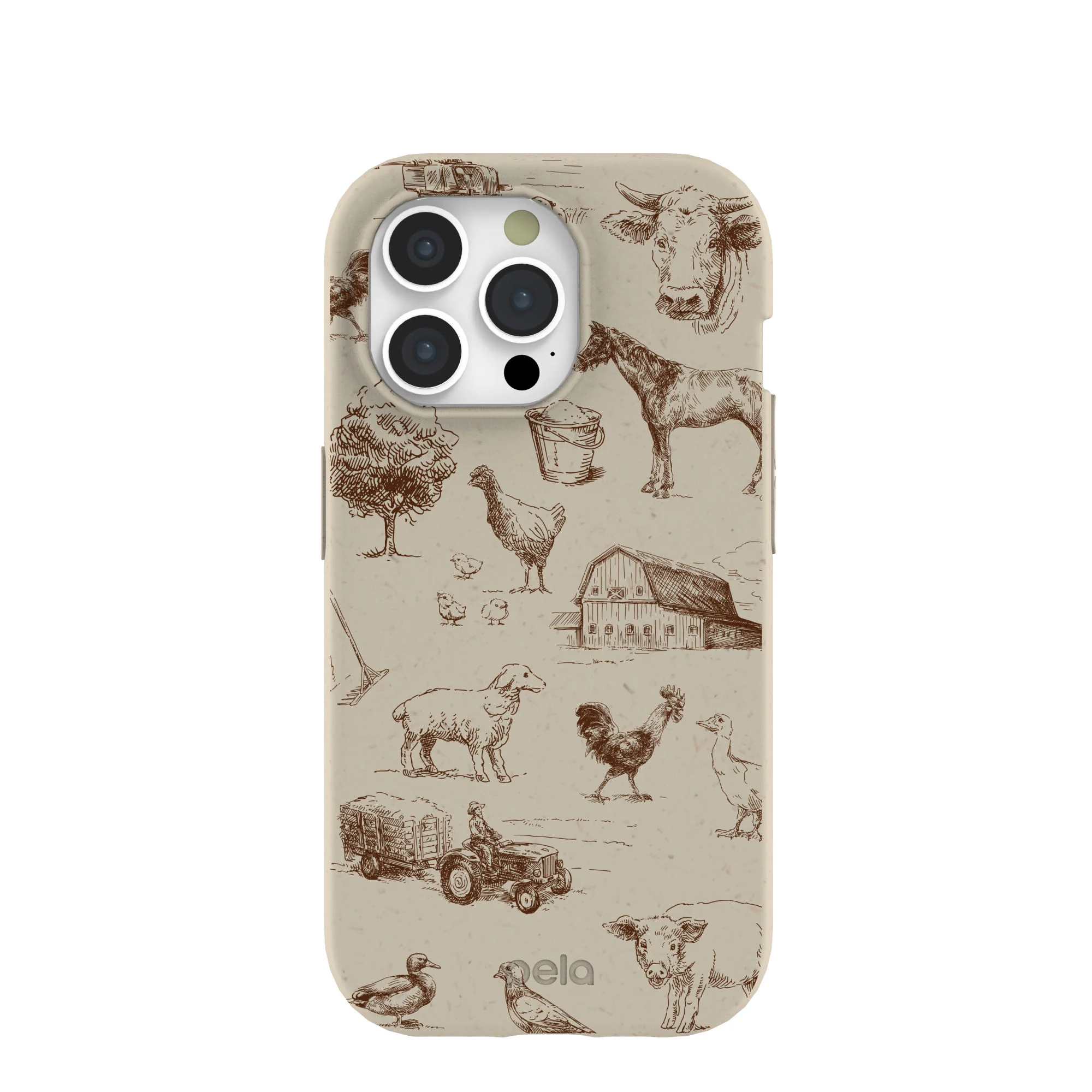 London Fog Barn and Field iPhone 15 Pro Case