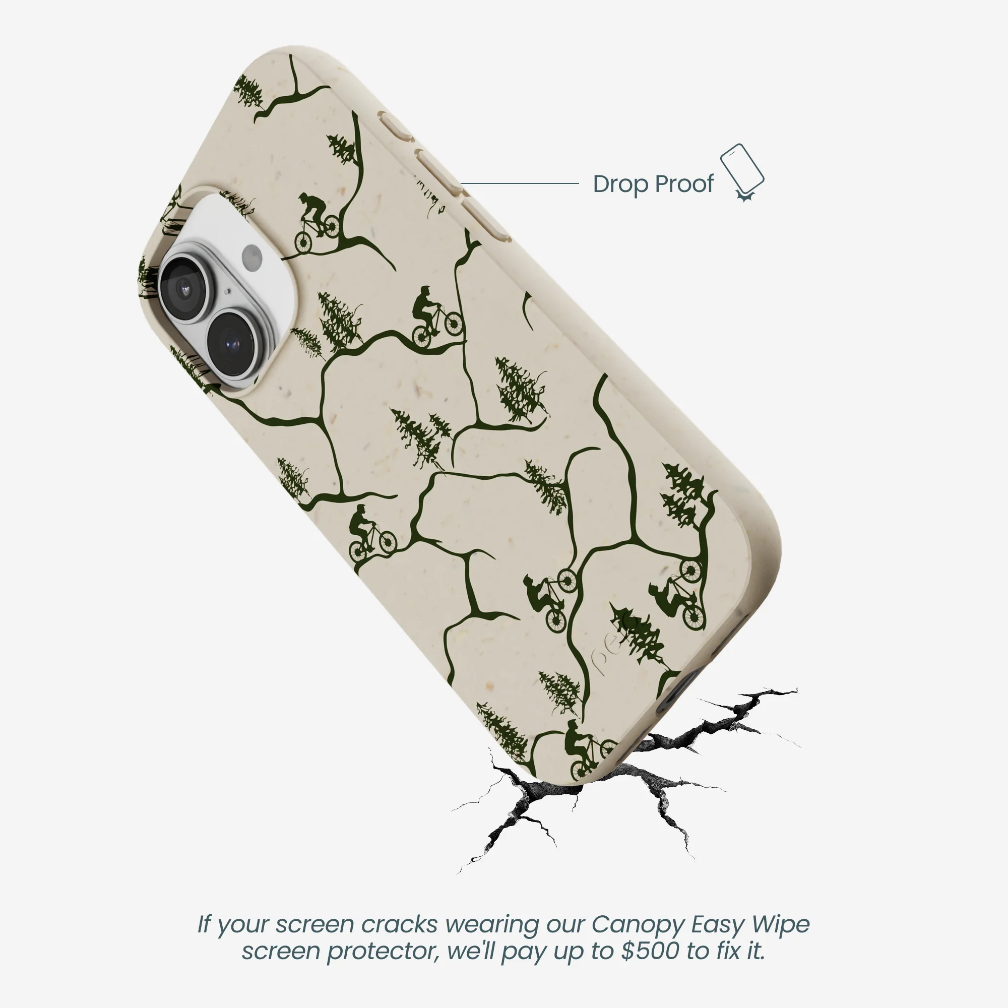 London Fog Bike Trek iPhone 17 Case - Image 5