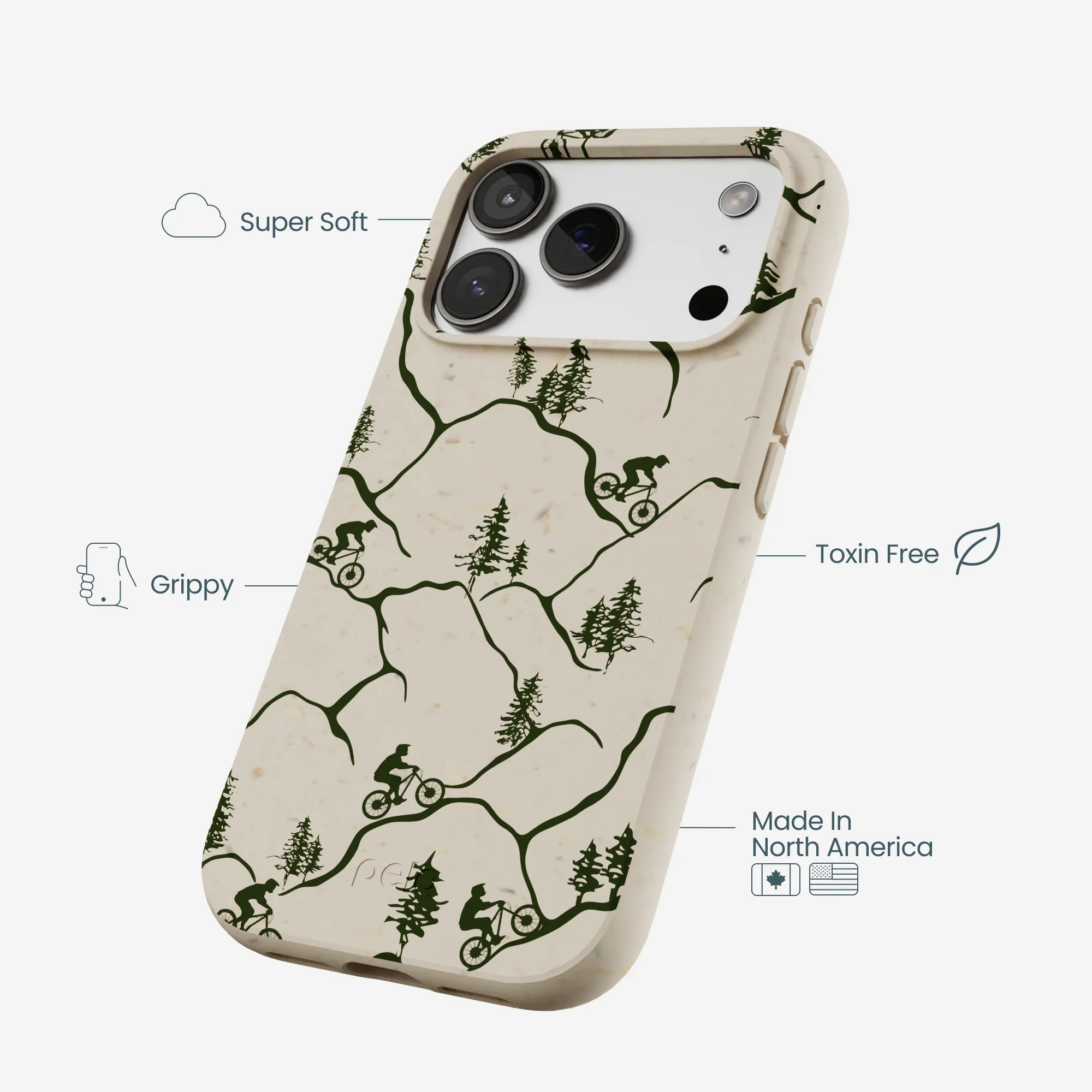 London Fog Bike Trek iPhone 17 Pro Case - Image 4
