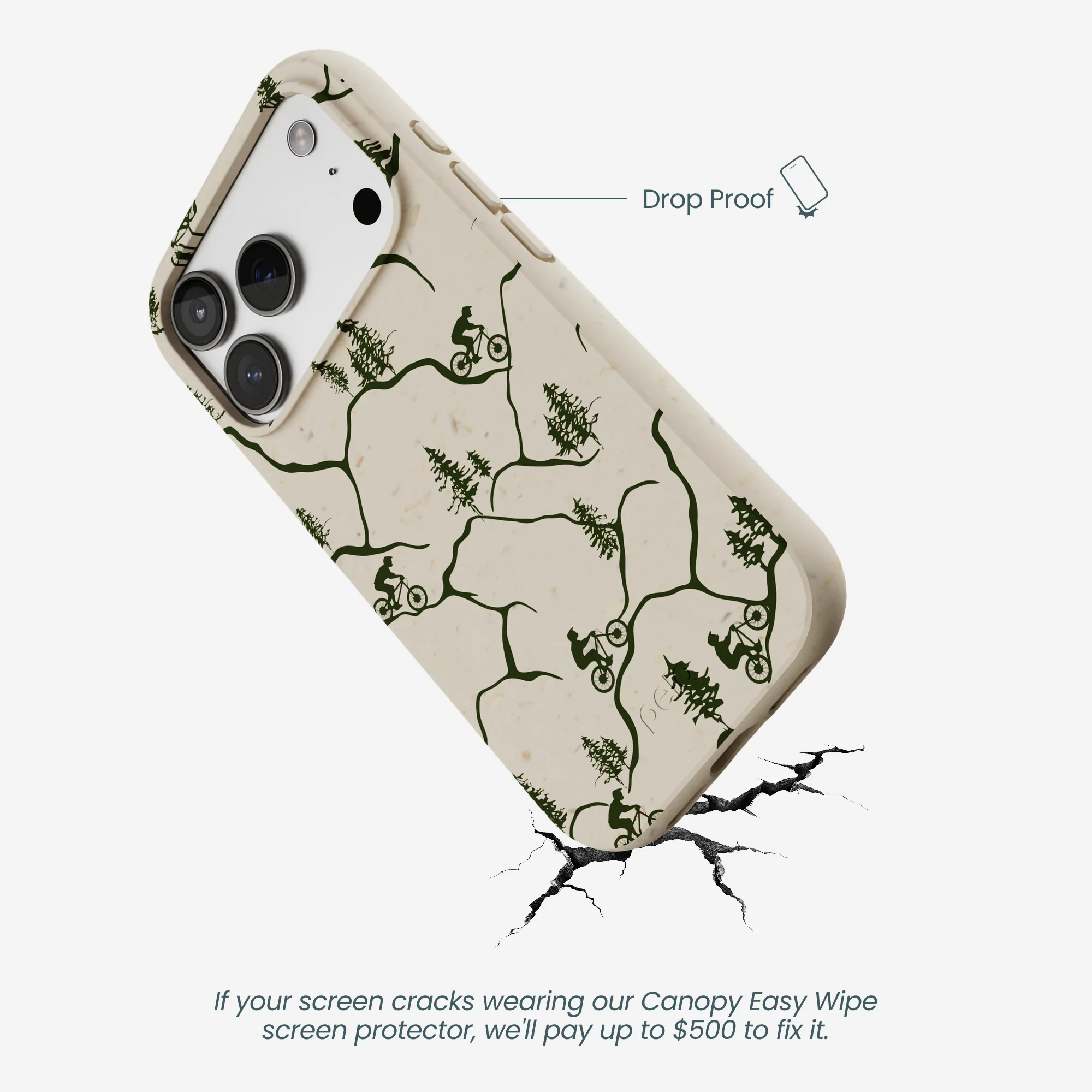 London Fog Bike Trek iPhone 17 Pro Case - Image 5