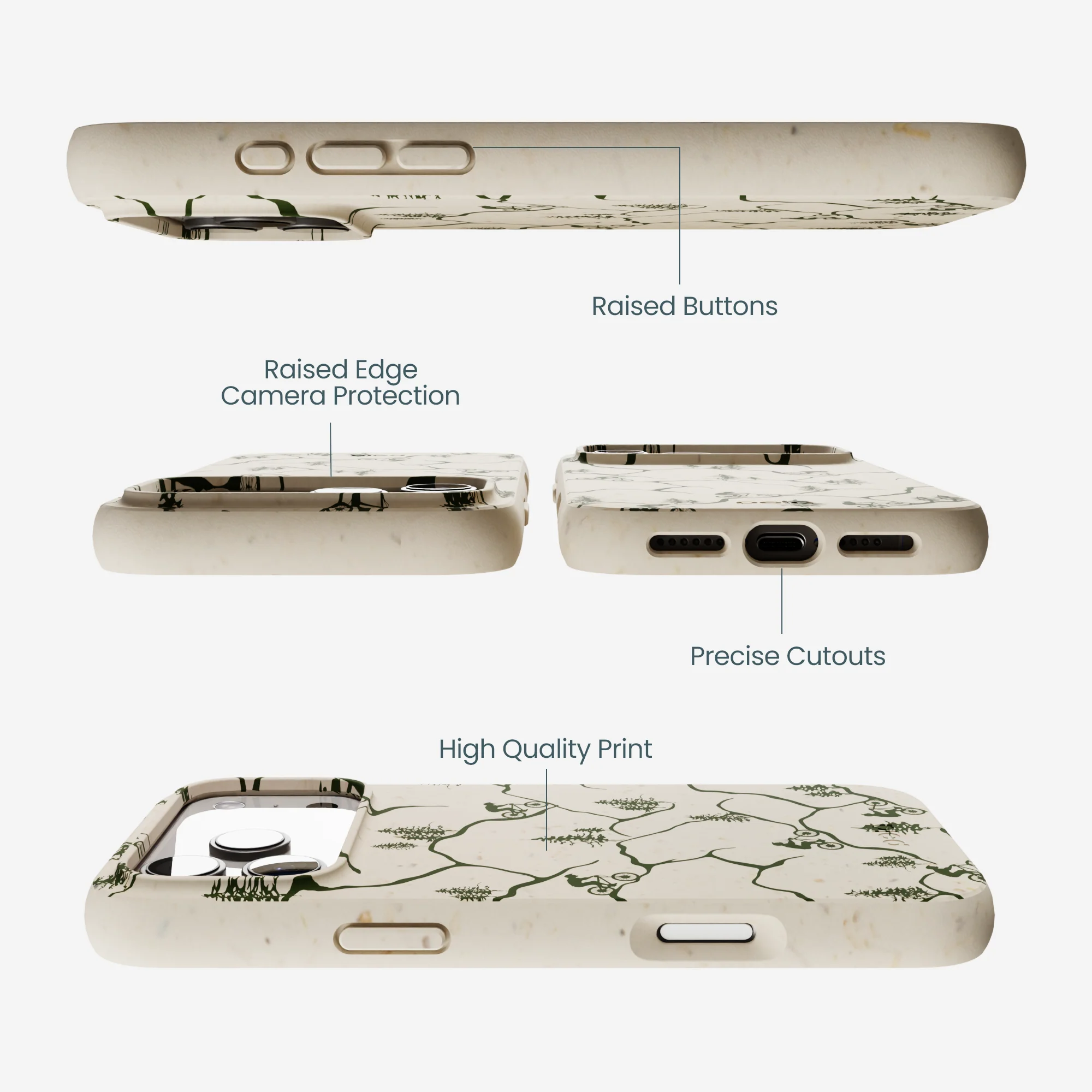 London Fog Bike Trek iPhone 17 Pro Max Case - Image 3