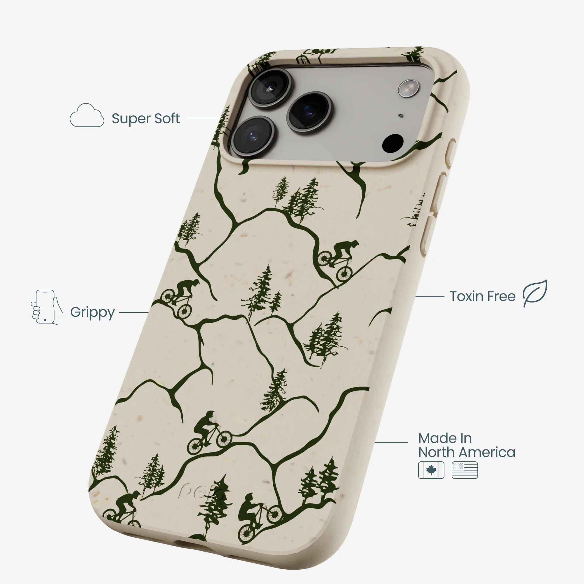 London Fog Bike Trek iPhone 17 Pro Max Case - Image 4