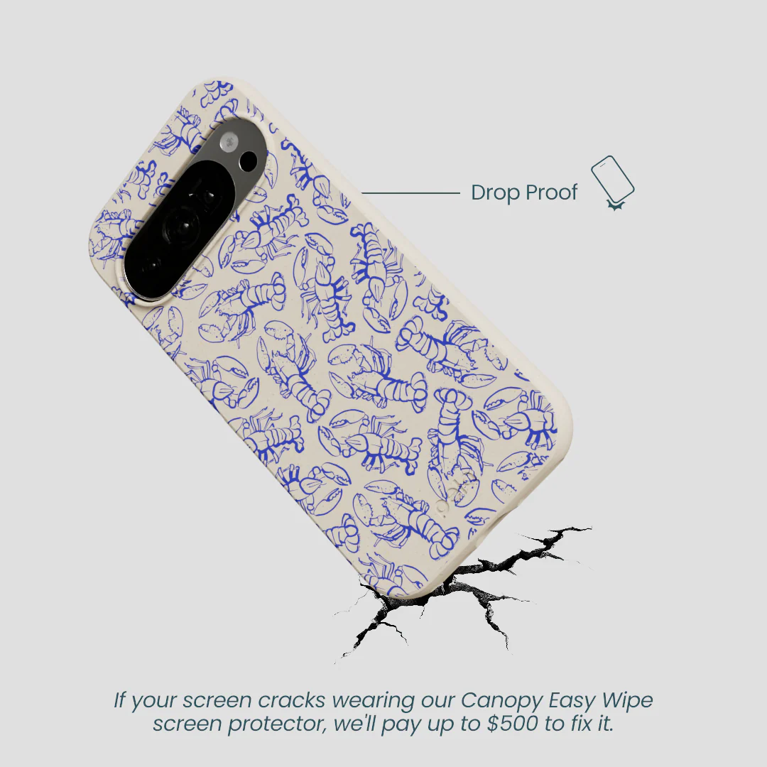 London Fog Blue Lobster Google Pixel 10/10 Pro Case - Image 5
