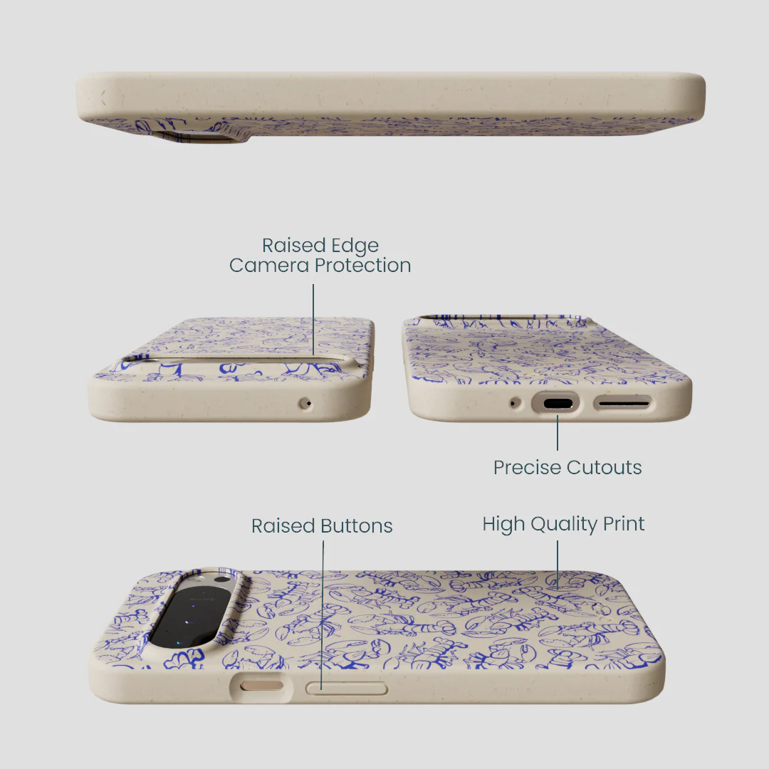 London Fog Blue Lobster Google Pixel 9 Pro XL Case - Image 3
