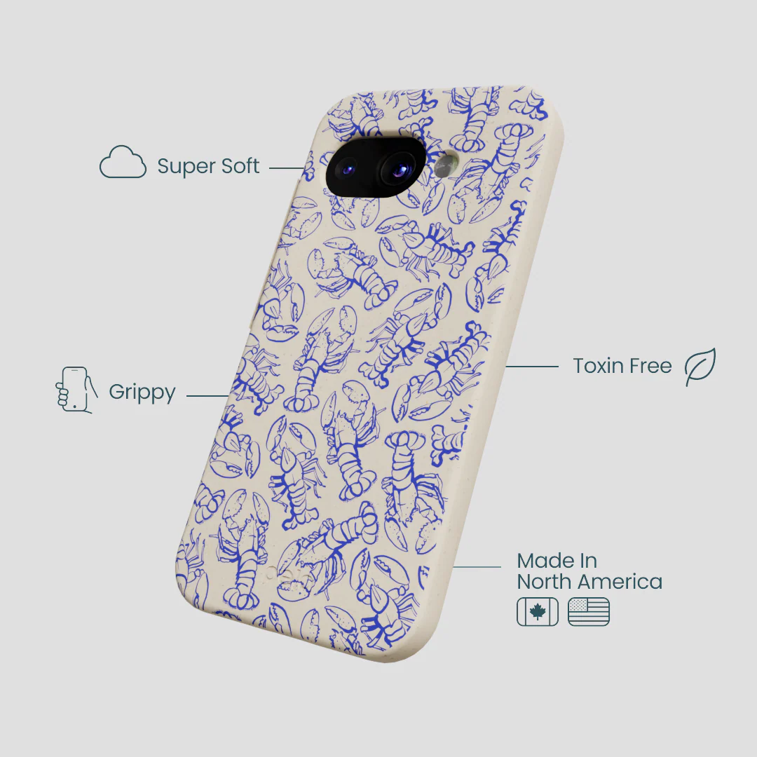 London Fog Blue Lobster Google Pixel 9a Case - Image 3