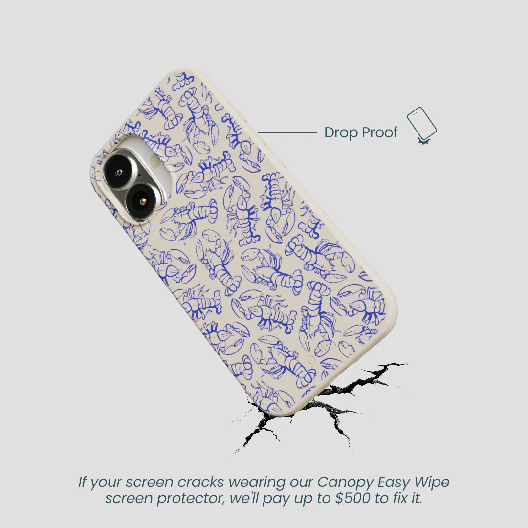 London Fog Blue Lobster iPhone 16 Case - Image 5
