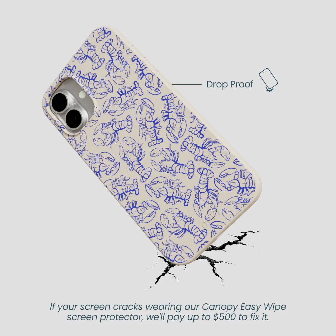 London Fog Blue Lobster iPhone 16 Plus Case - Image 5
