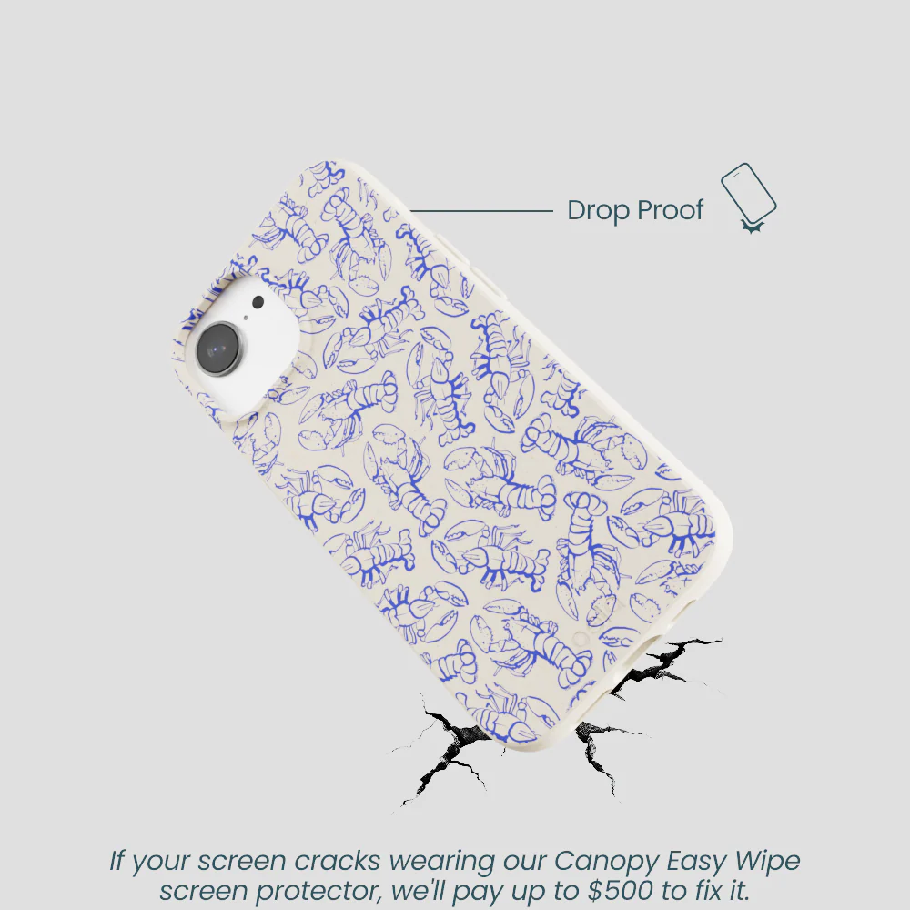 London Fog Blue Lobster iPhone 16e/17e Case - Image 5