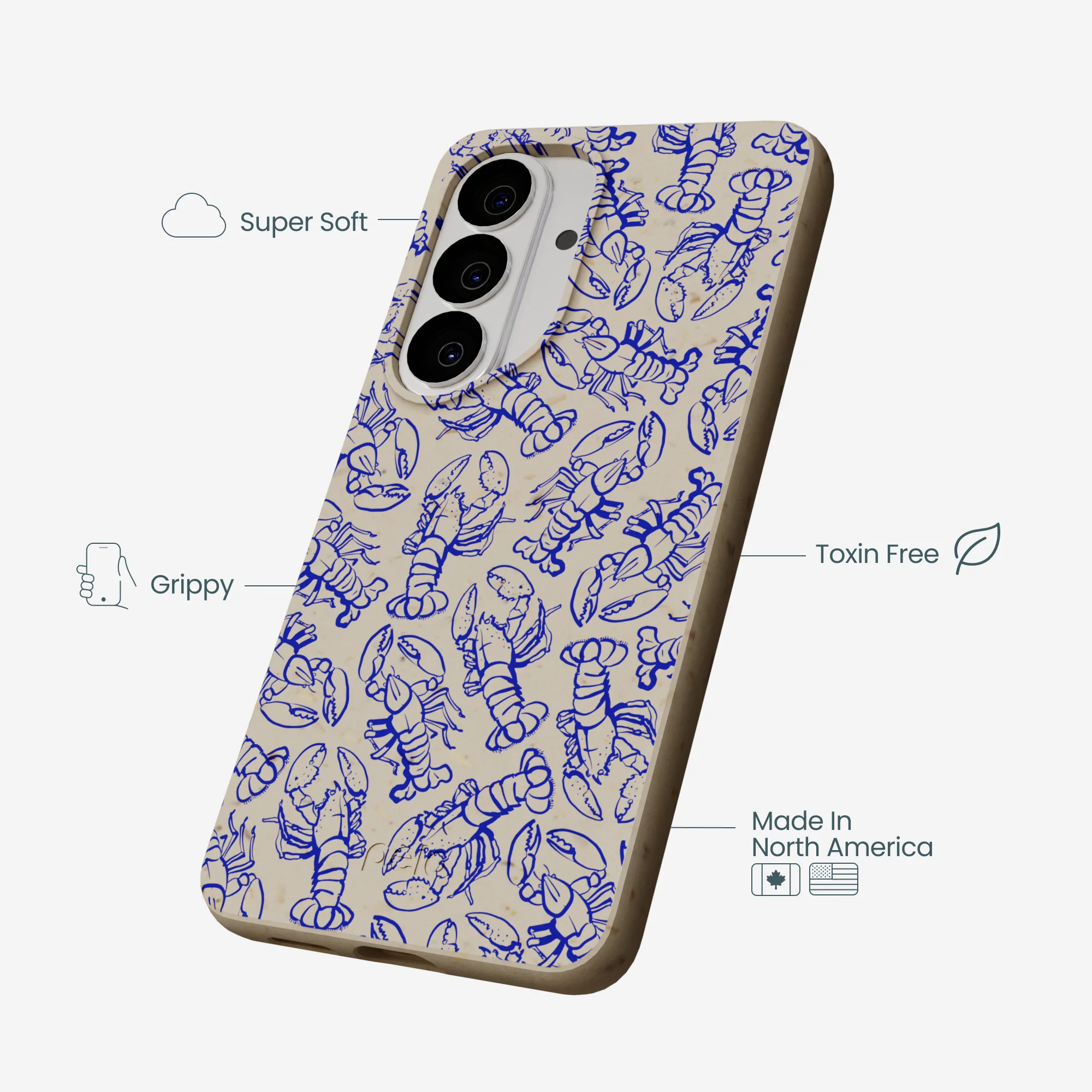 London Fog Blue Lobster Samsung Galaxy S26 Case - Image 4