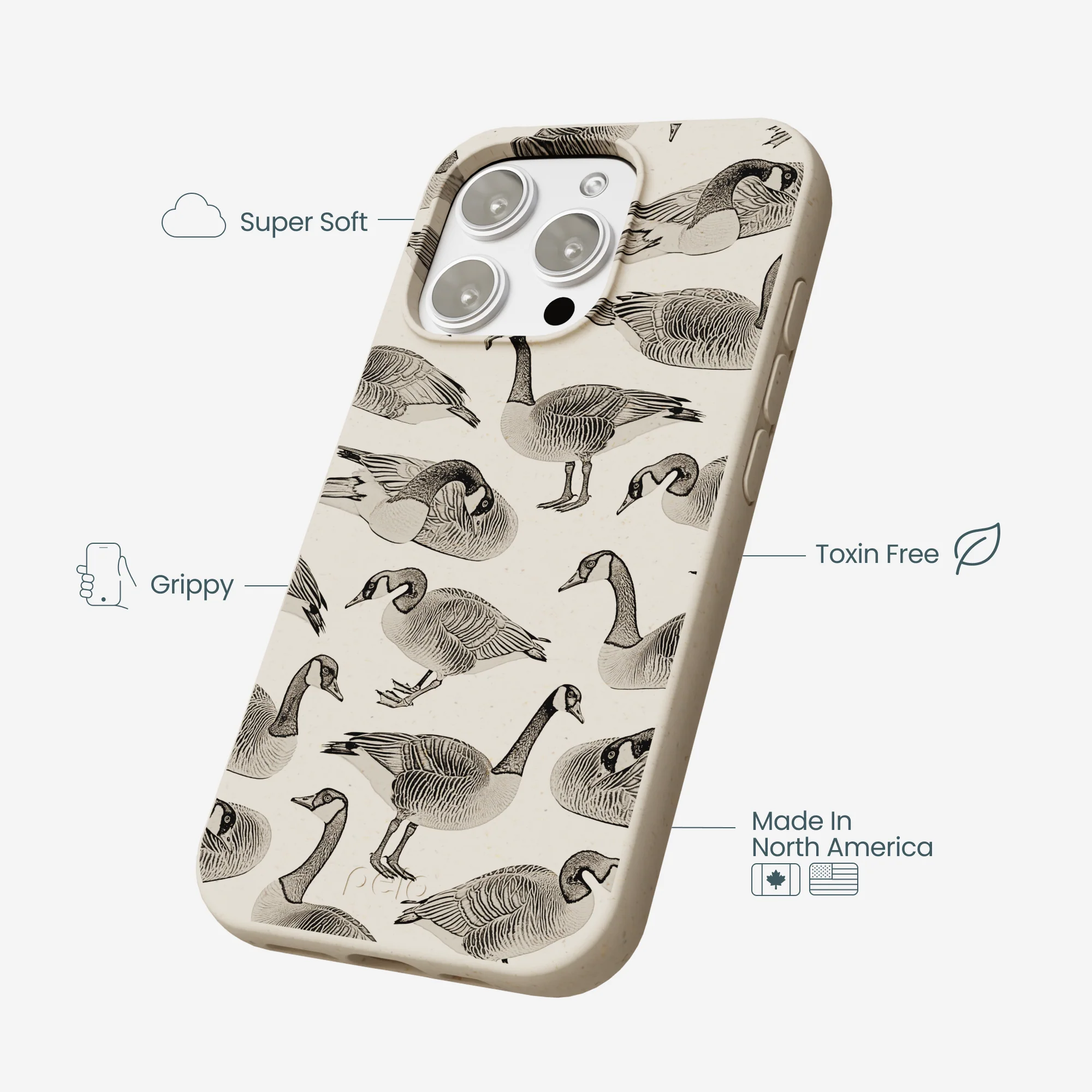 London Fog Canadian Geese iPhone 16 Pro Max Case - Image 4