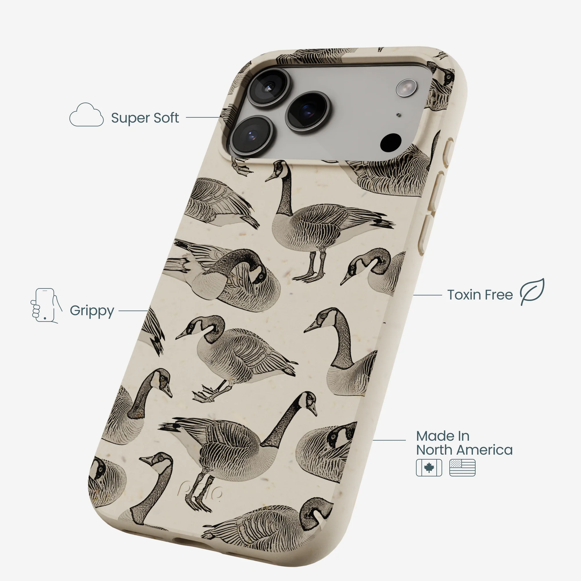 London Fog Canadian Geese iPhone 17 Pro Max Case - Image 4