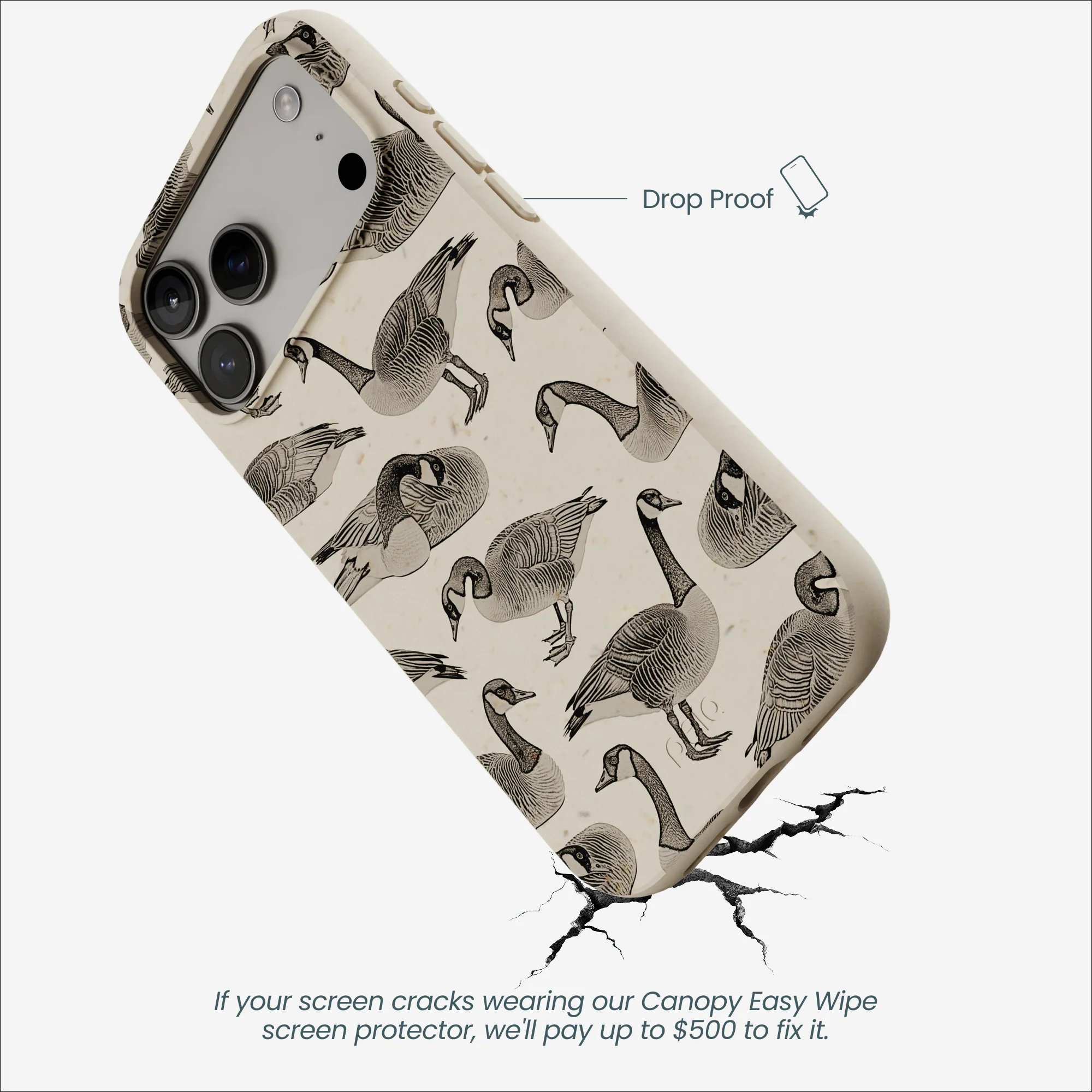 London Fog Canadian Geese iPhone 17 Pro Max Case - Image 5
