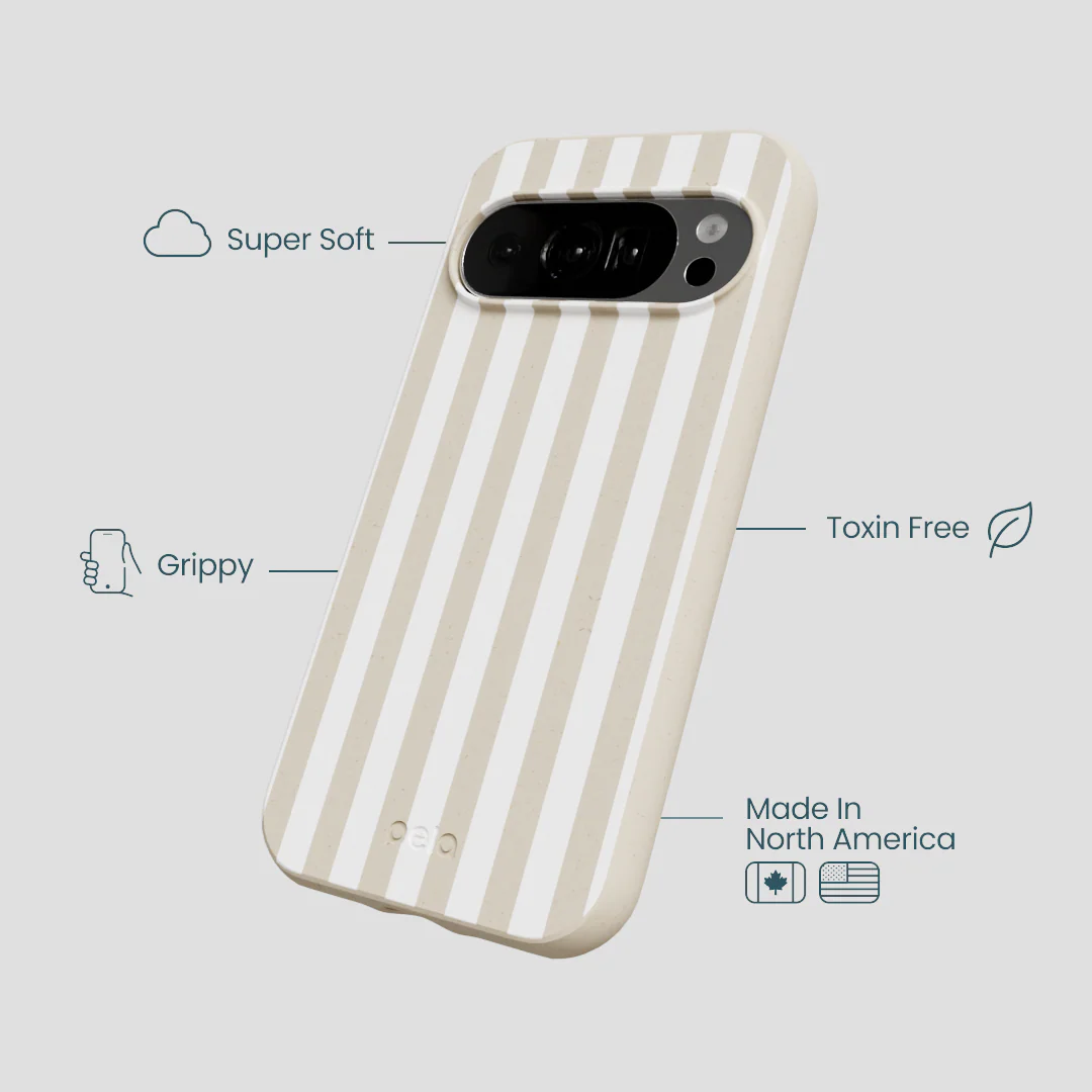 London Fog Cappuccino Stripes Google Pixel 10/10 Pro Case - Image 4