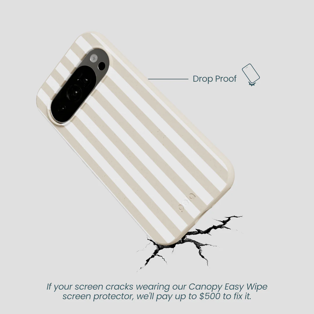 London Fog Cappuccino Stripes Google Pixel 10/10 Pro Case - Image 5