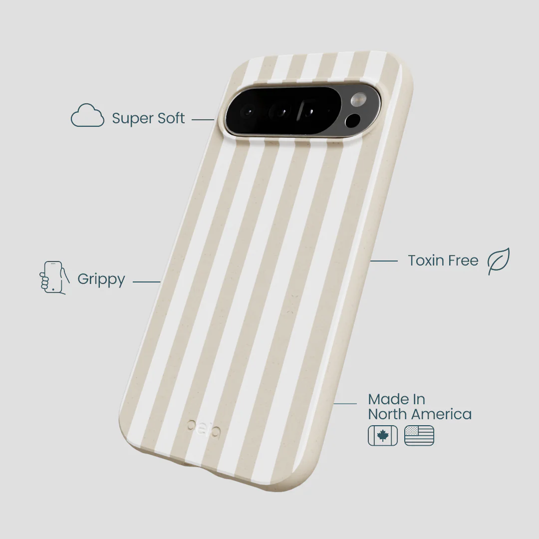London Fog Cappuccino Stripes Google Pixel 10 Pro XL Case - Image 4