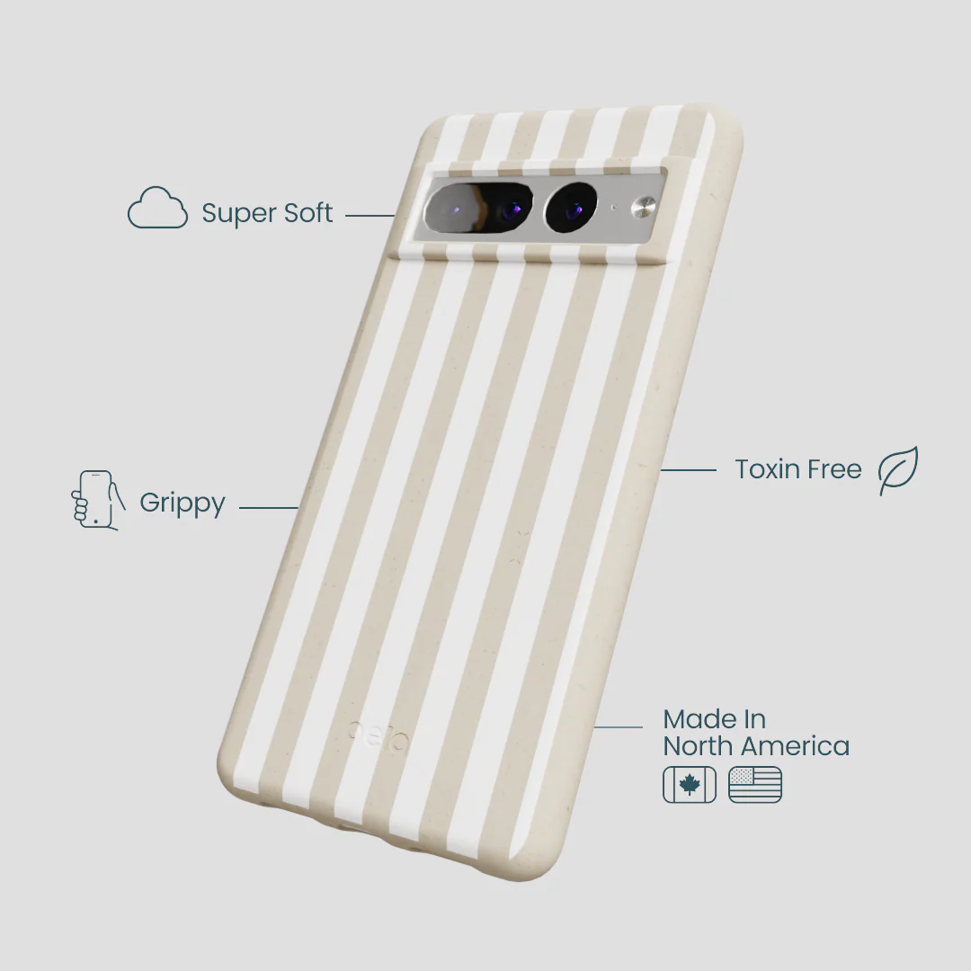 London Fog Cappuccino Stripes Google Pixel 7 Pro Case - Image 4