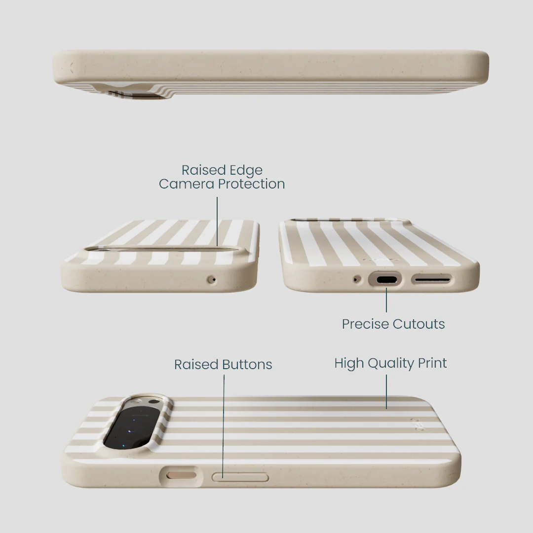 London Fog Cappuccino Stripes Google Pixel 9 Pro XL Case - Image 3