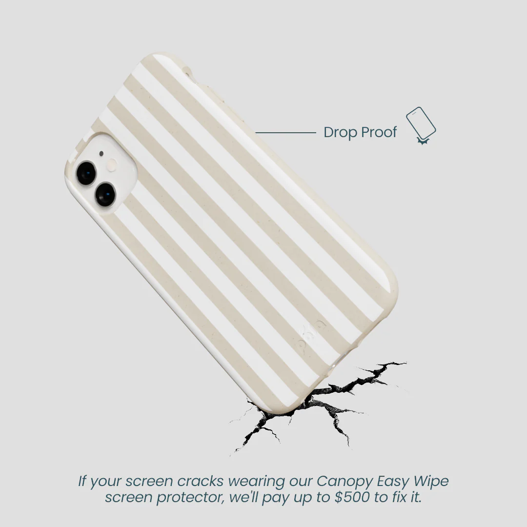 London Fog Cappuccino Stripes iPhone 11 Case - Image 5