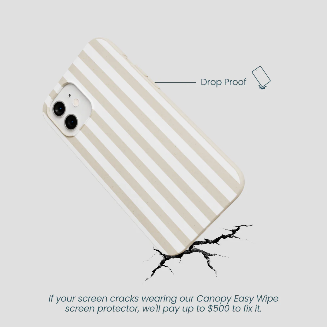 London Fog Cappuccino Stripes iPhone 12/ iPhone 12 Pro Case - Image 5