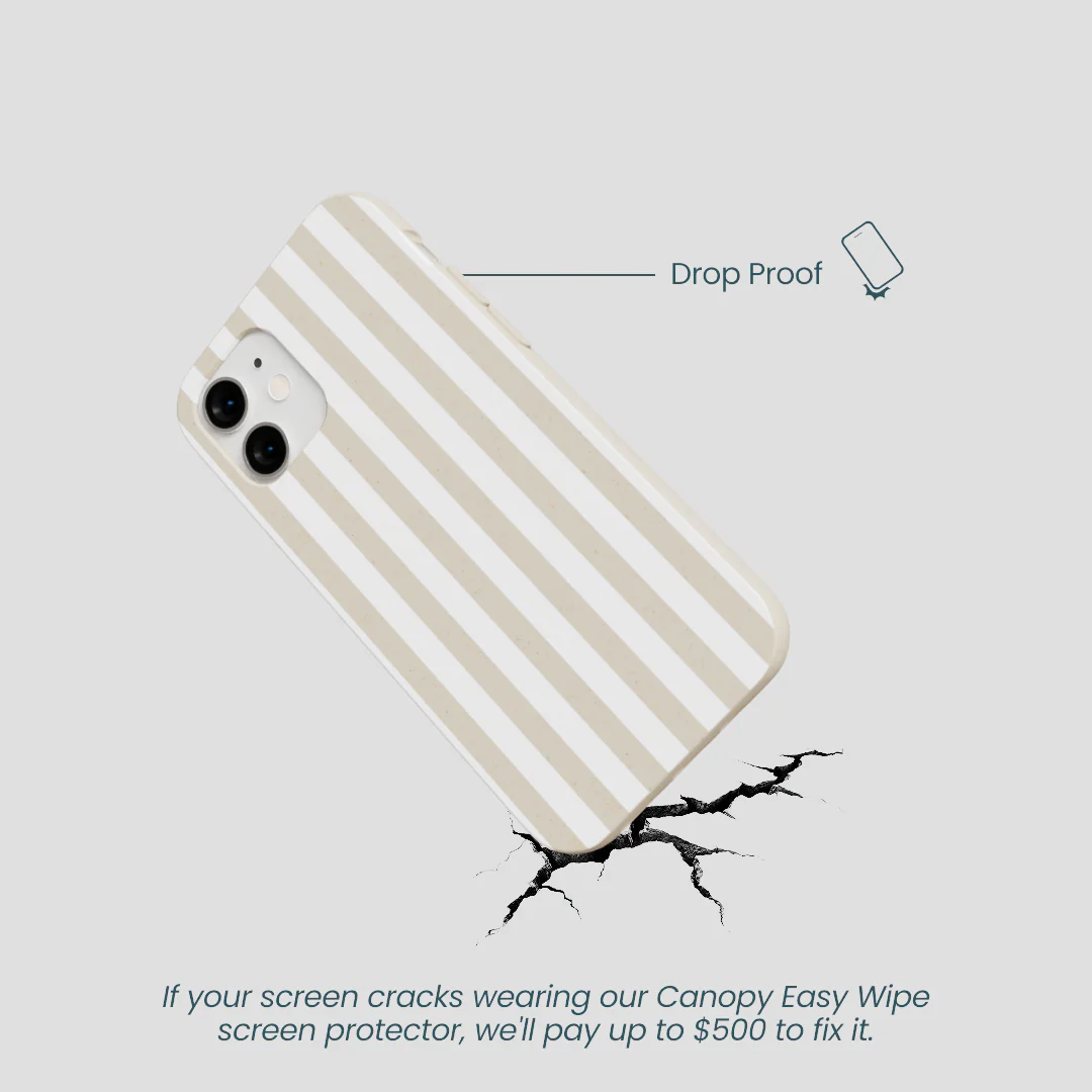 London Fog Cappuccino Stripes iPhone 12 Mini Case - Image 5