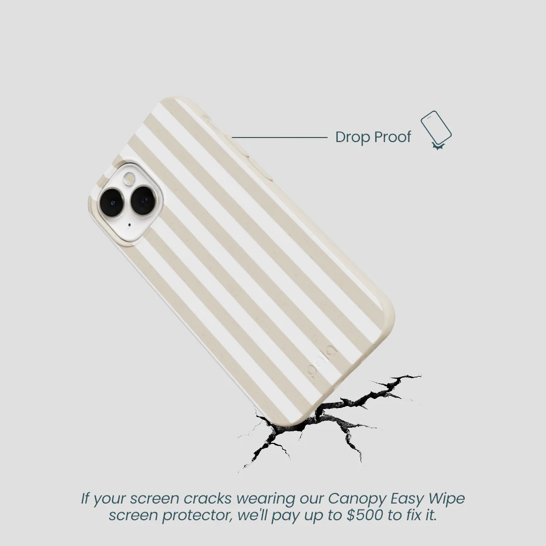 London Fog Cappuccino Stripes iPhone 13 Mini Case - Image 5