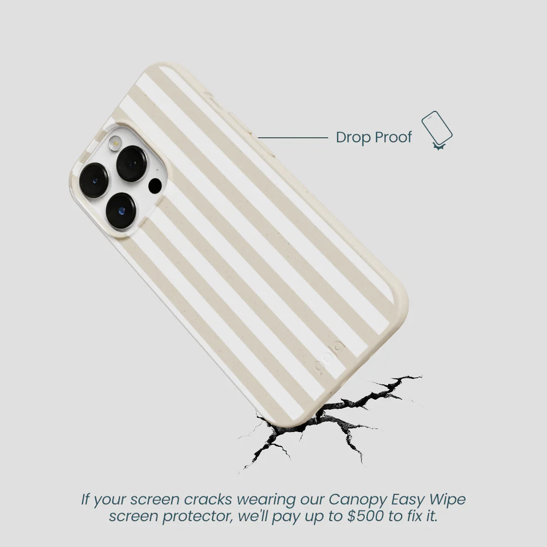 London Fog Cappuccino Stripes iPhone 13 Pro Case - Image 5