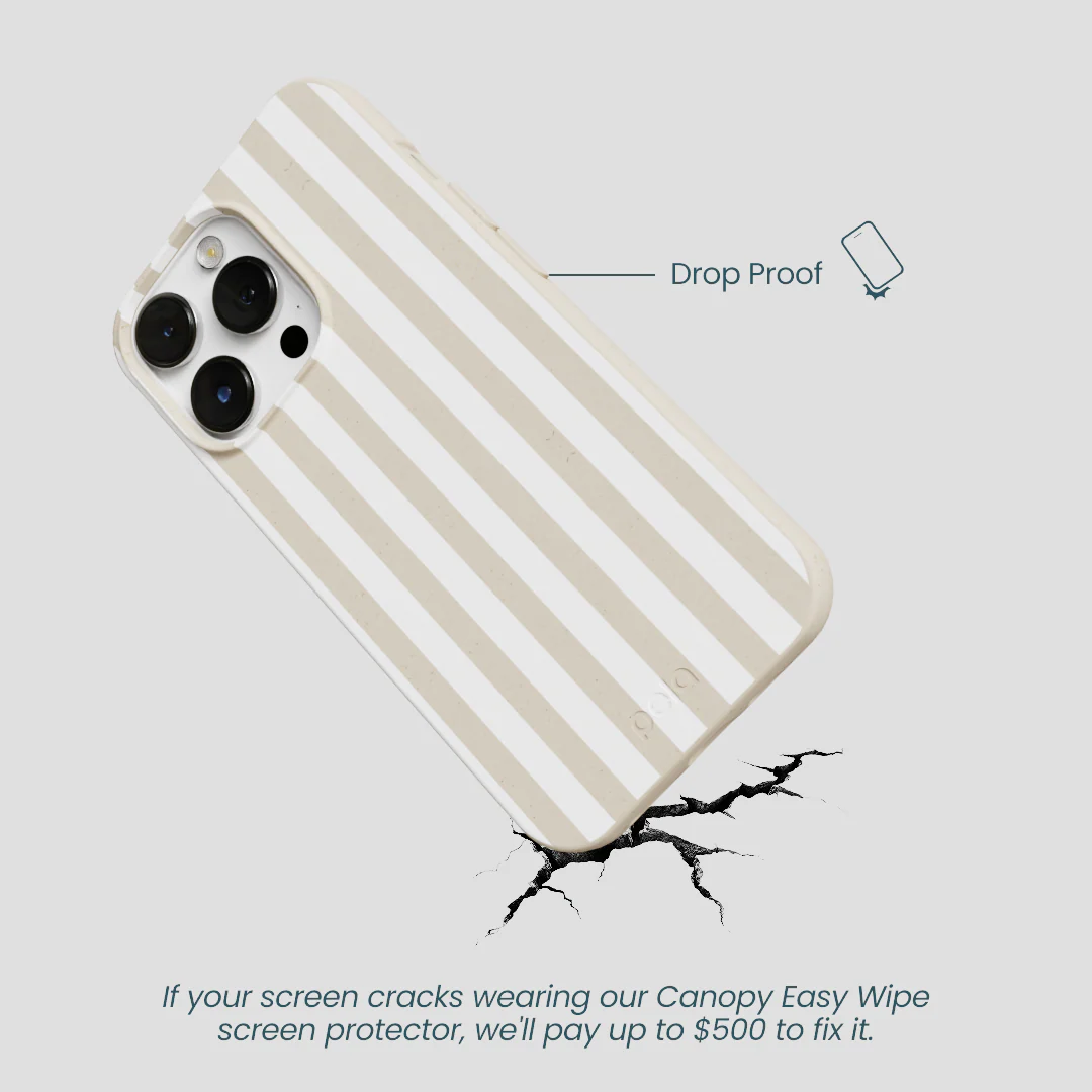 London Fog Cappuccino Stripes iPhone 13 Pro Max Case - Image 5