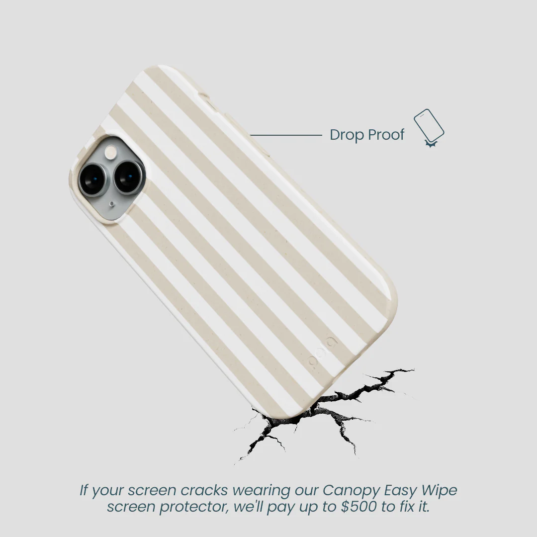 London Fog Cappuccino Stripes iPhone 14 Case - Image 5