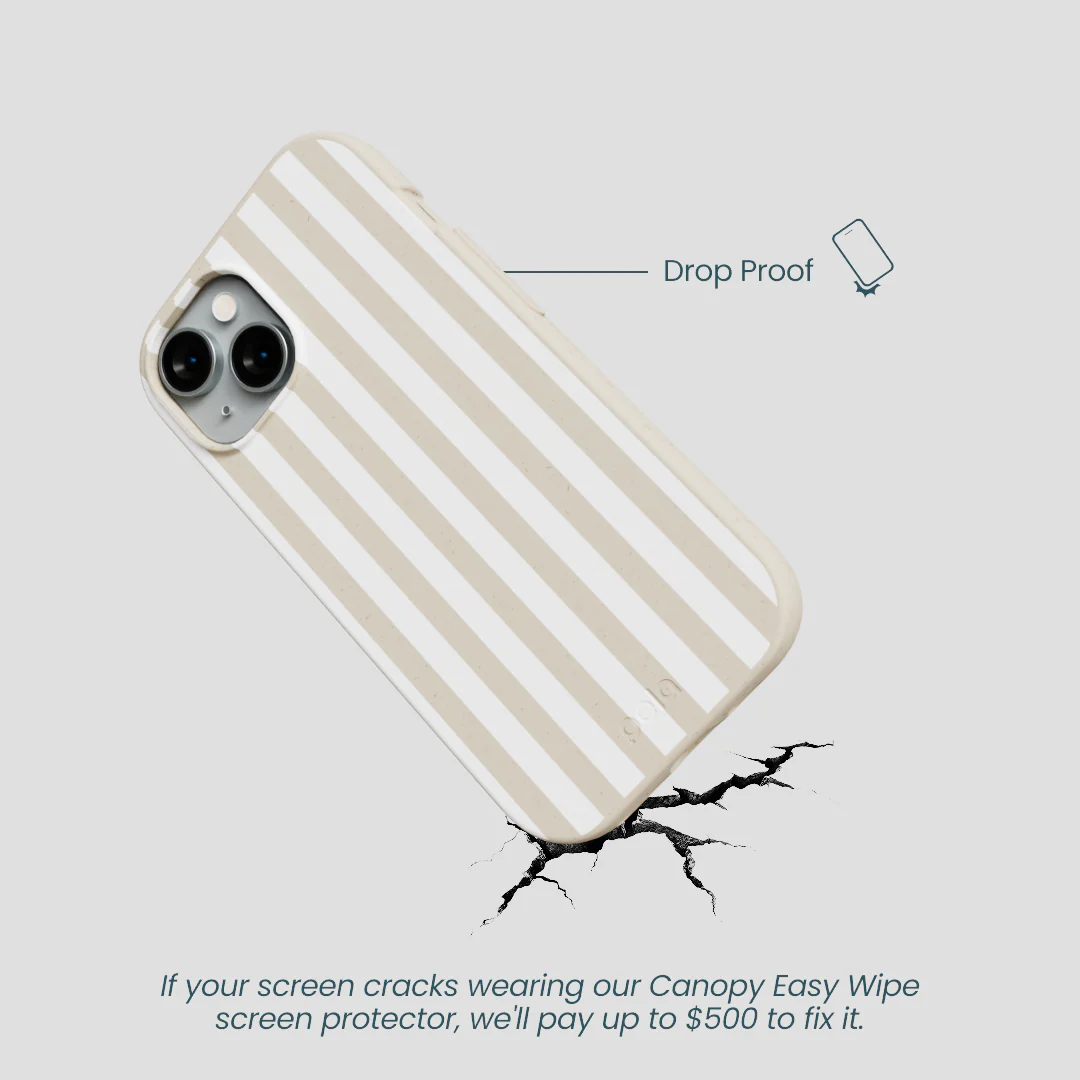 London Fog Cappuccino Stripes iPhone 15 Case - Image 5