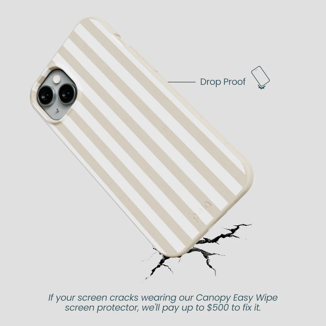 London Fog Cappuccino Stripes iPhone 15 Plus Case - Image 5